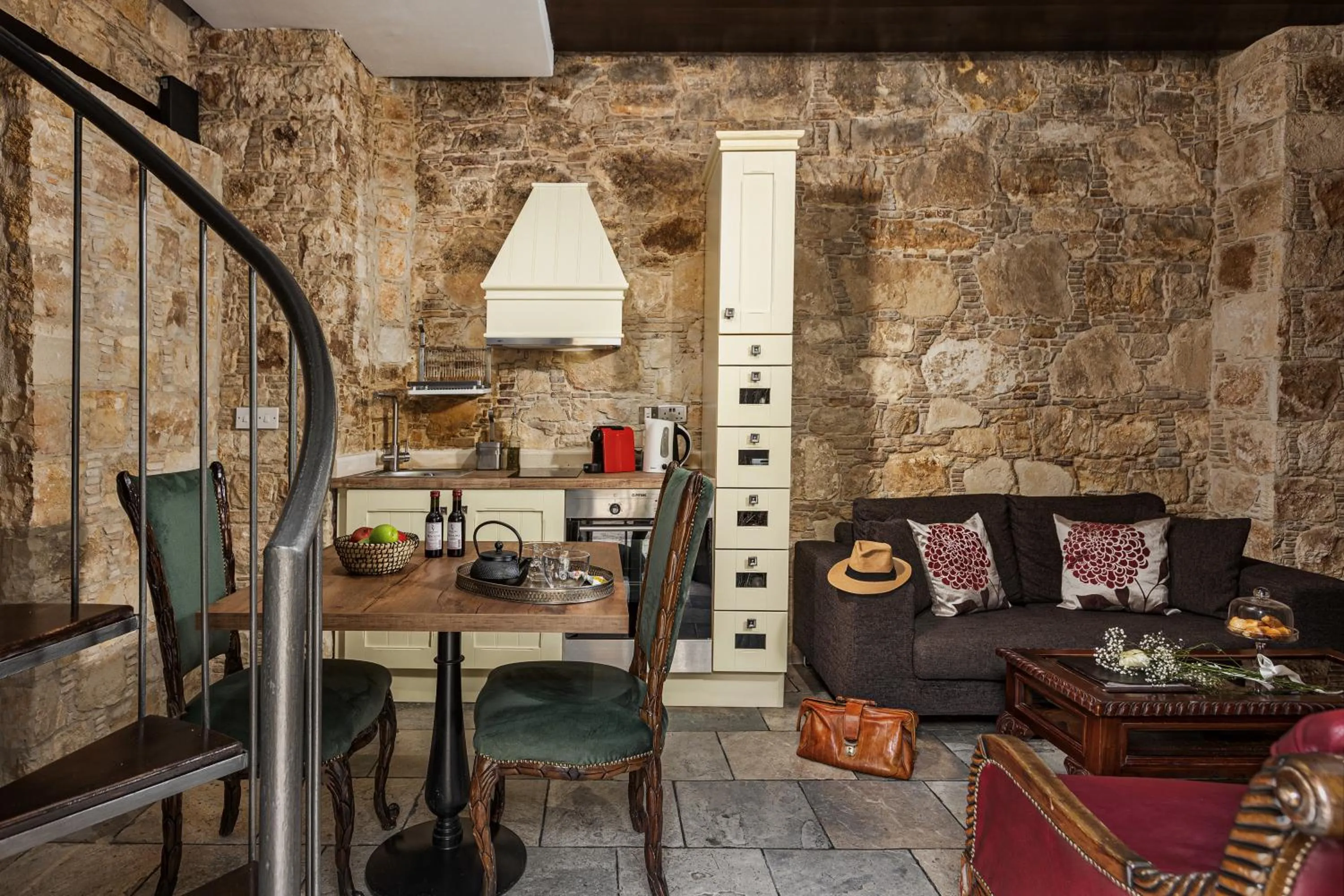 Living room in Oinoessa Traditional Boutique Guest Houses