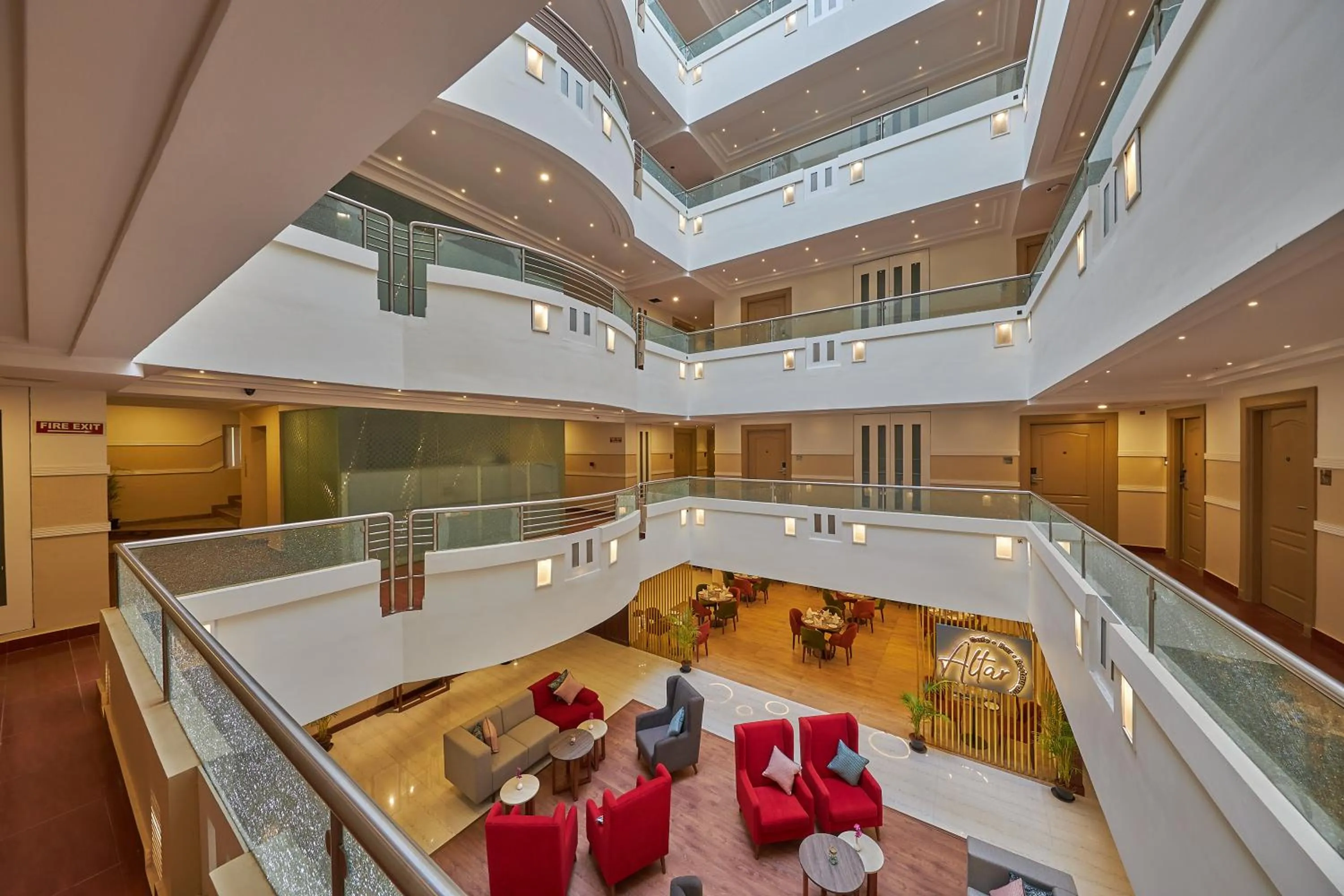 Seating area in Tulip Inn Koramangala Bangalore