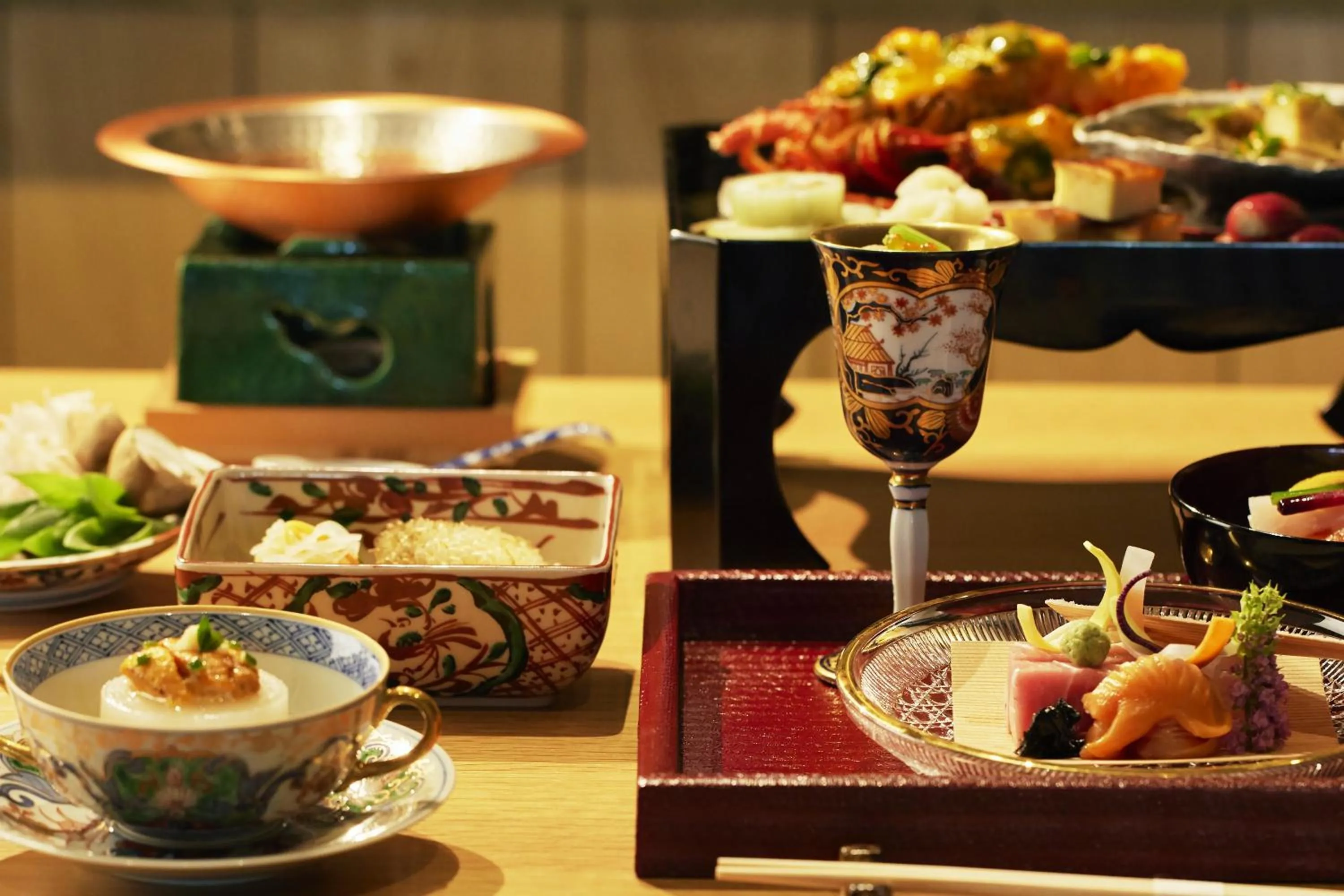 Dinner in Waqoo Naritasanmonzen