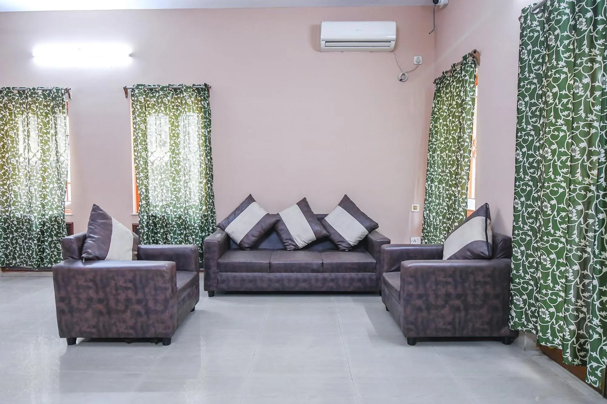 Seating area in FabHotel Vicky