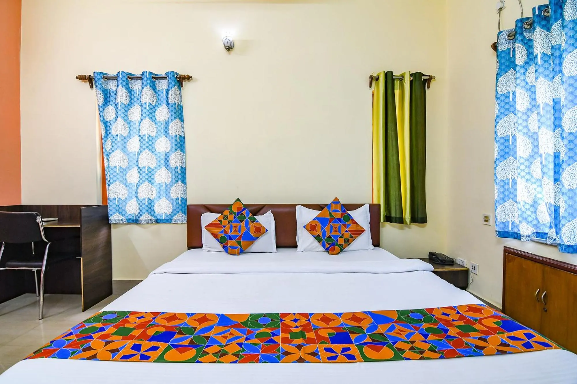 Bed in FabHotel Vicky