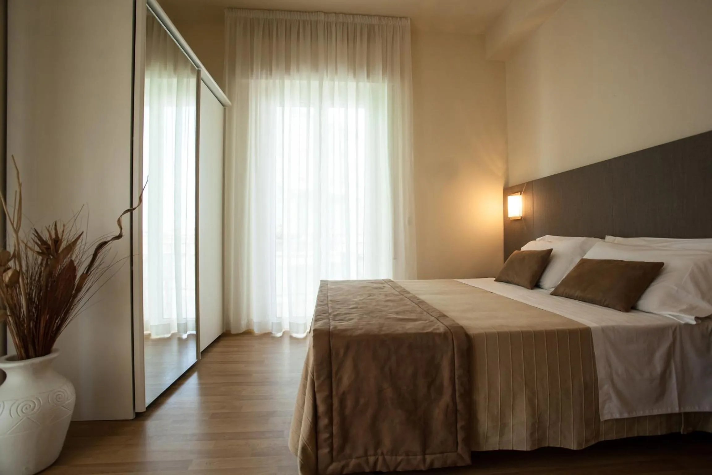 Bed in Hotel Miramare