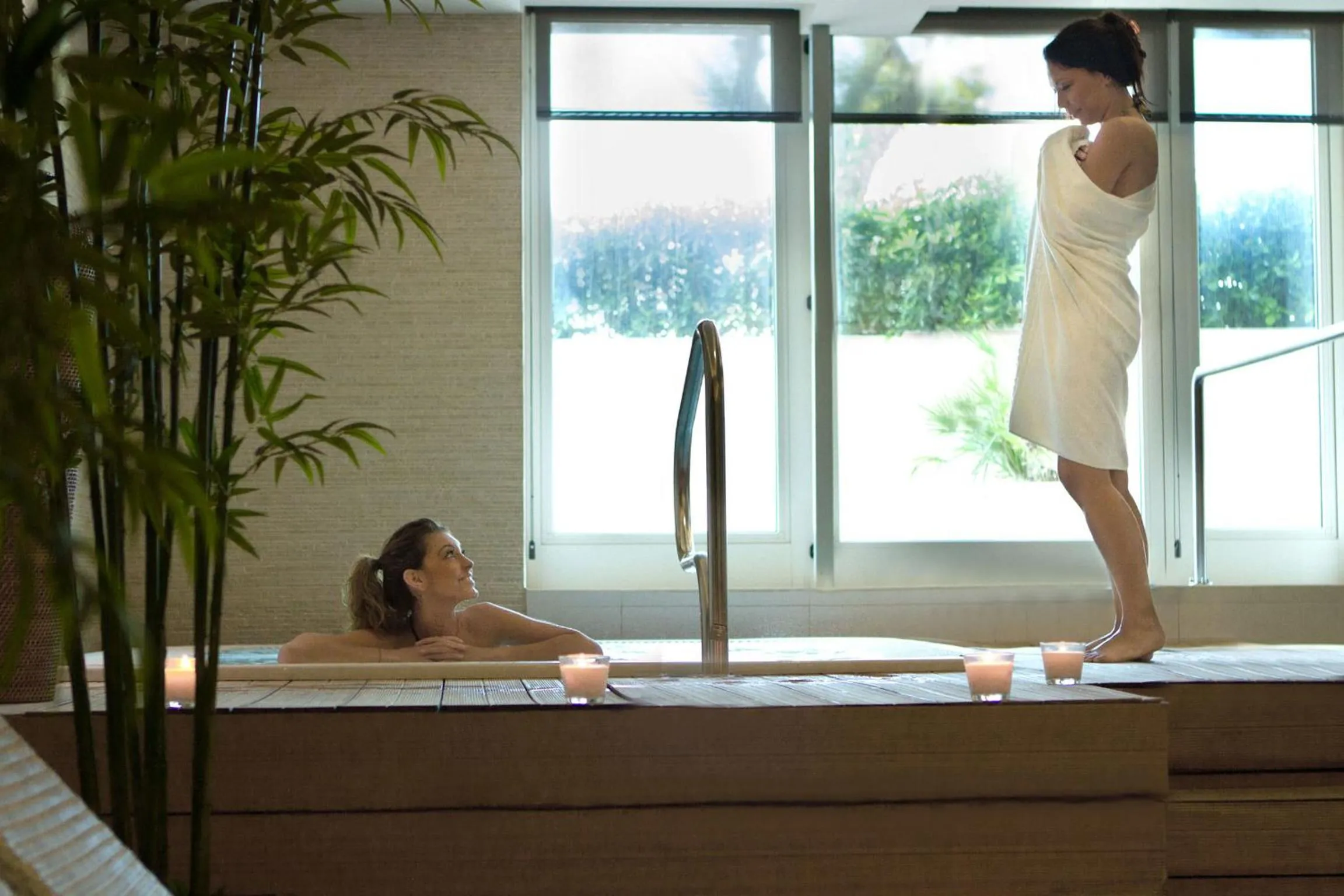 Hot Tub in Hotel Miramare