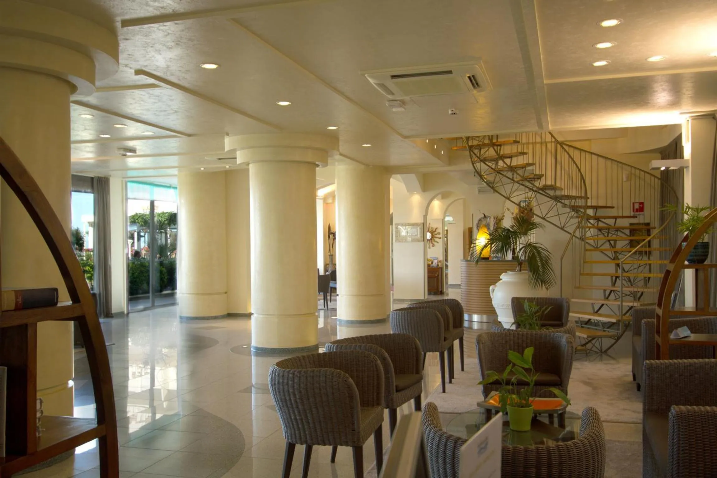 Lobby or reception in Hotel Miramare