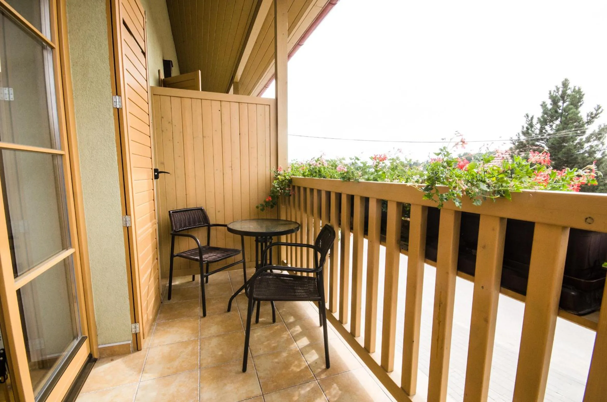 Balcony/Terrace in Penzion a vinařství U Vrbů