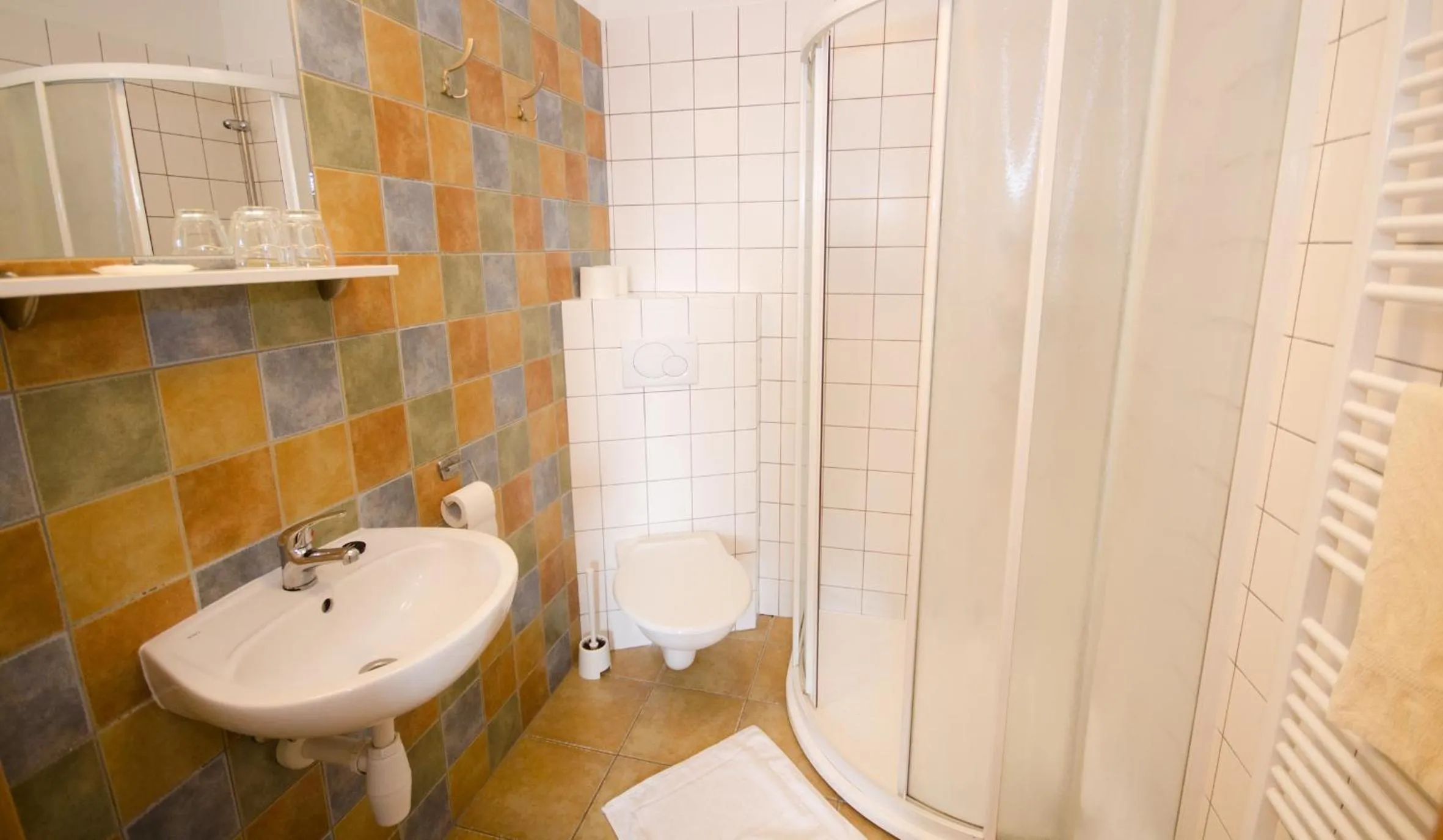 Shower in Penzion a vinařství U Vrbů