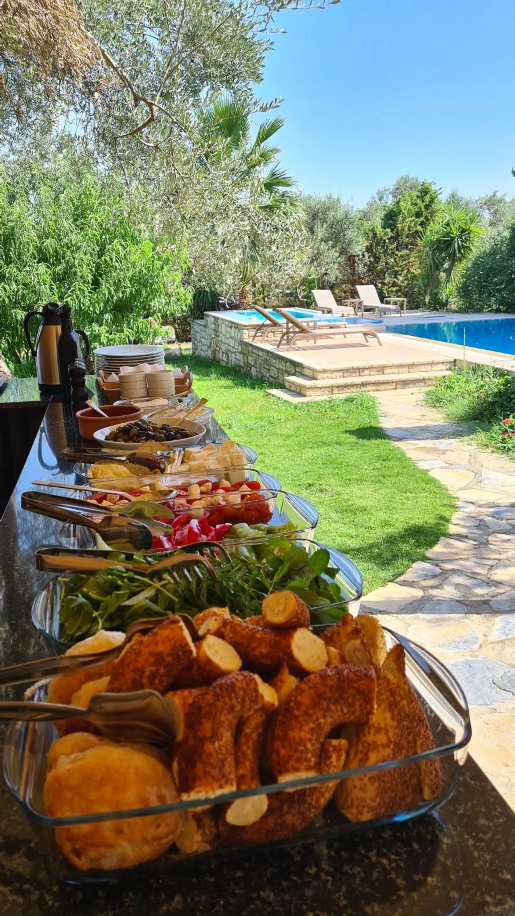 Pool view in Bir Dem Urla
