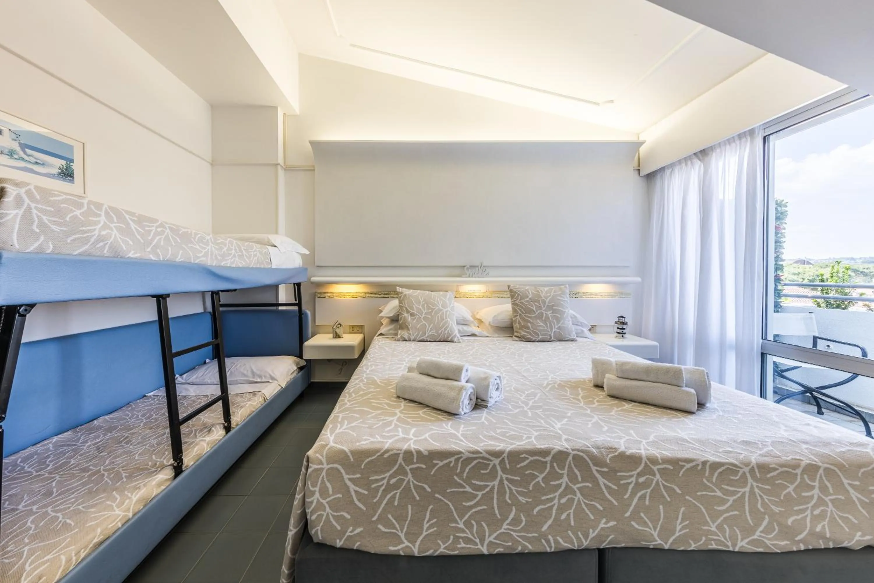 Bed in Hotel Diamond