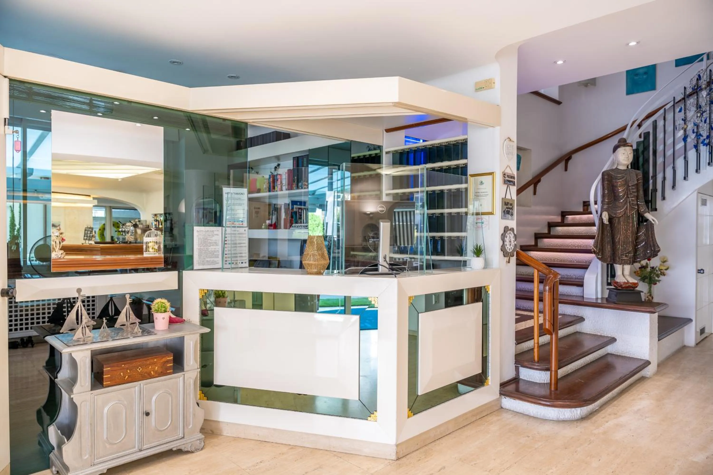Lobby or reception in Hotel Diamond