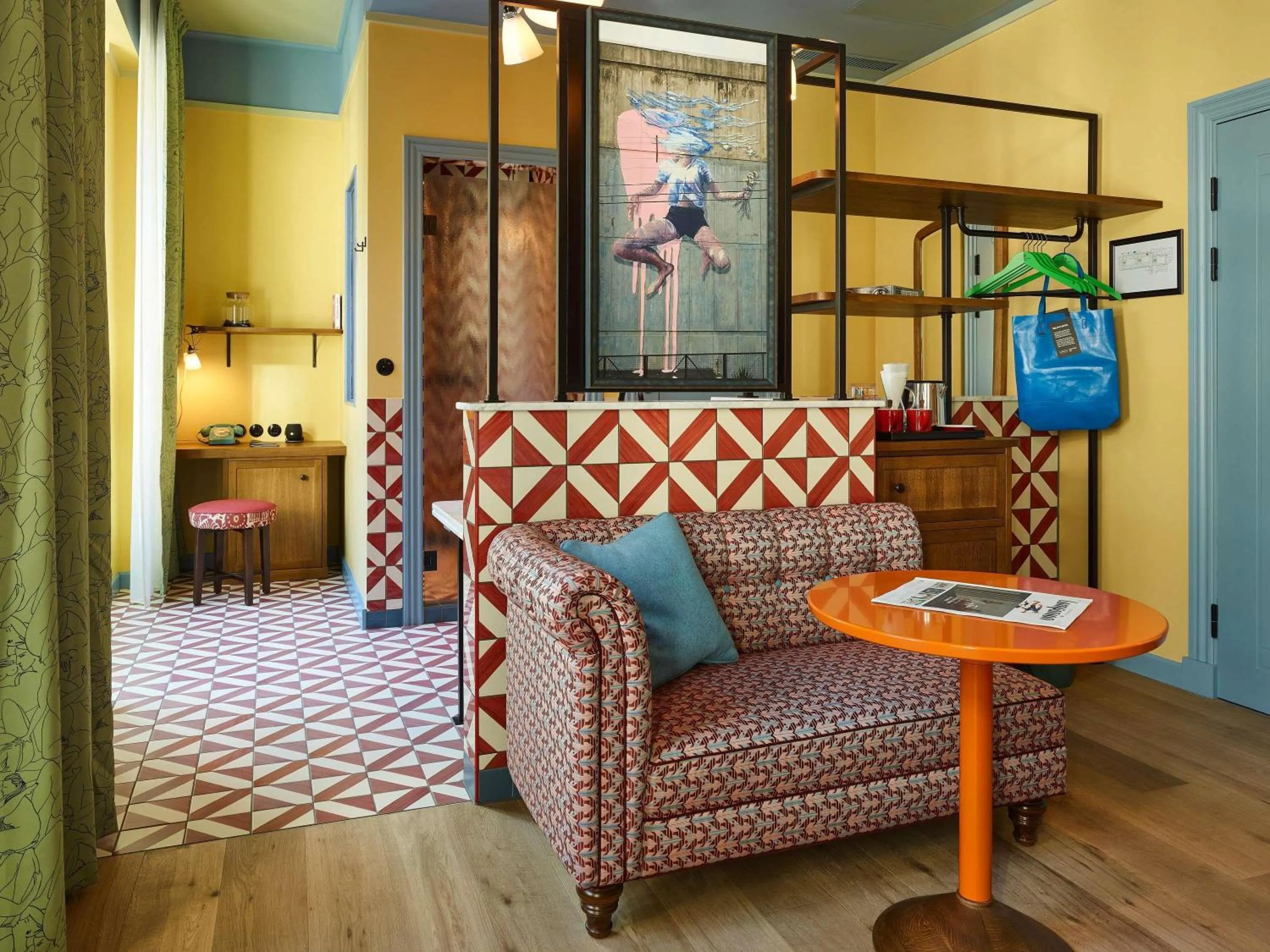 Bedroom in 25hours Hotel Indre By