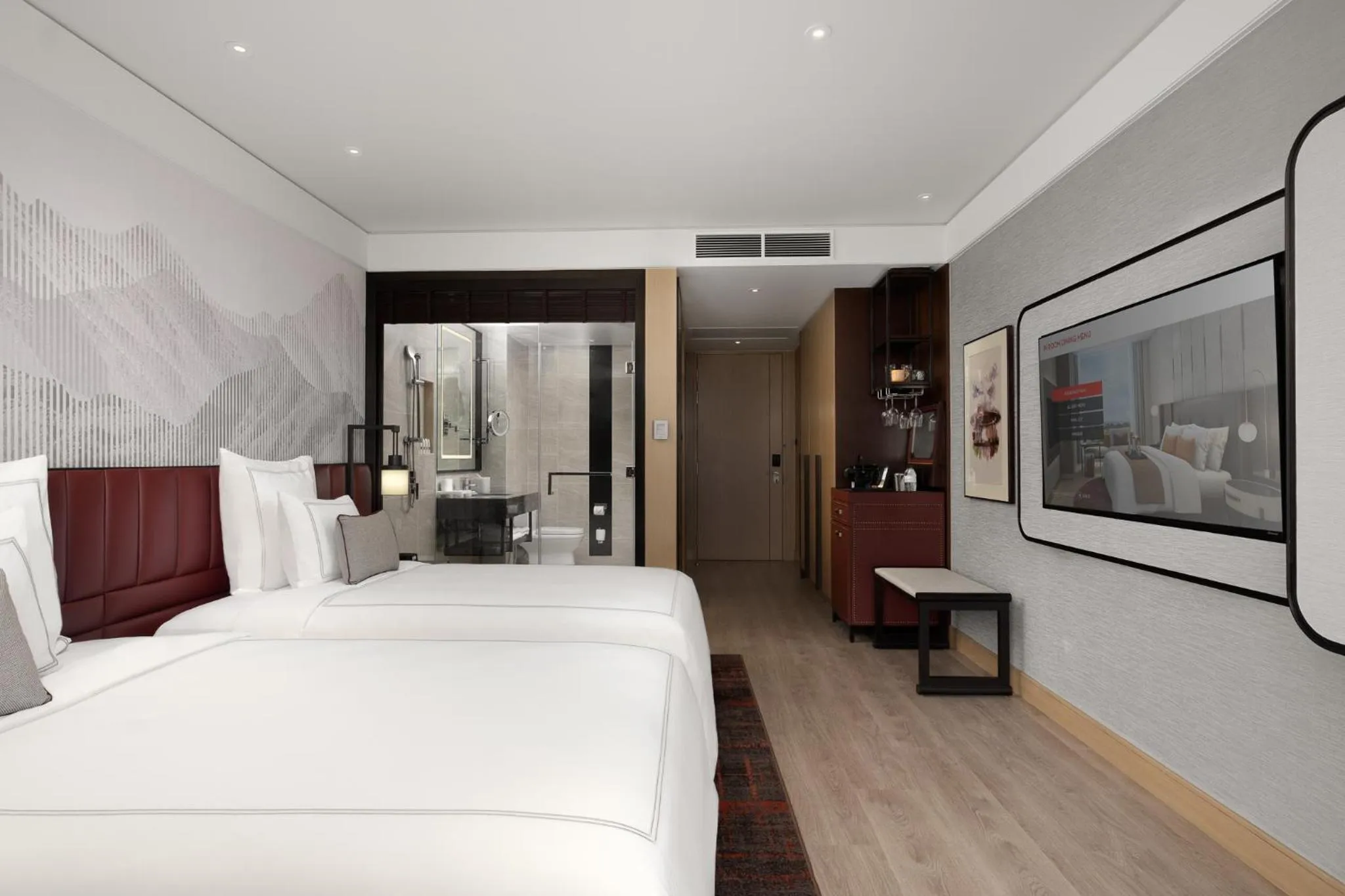 Photo of the whole room, Bed in Swissôtel Clark Philippines