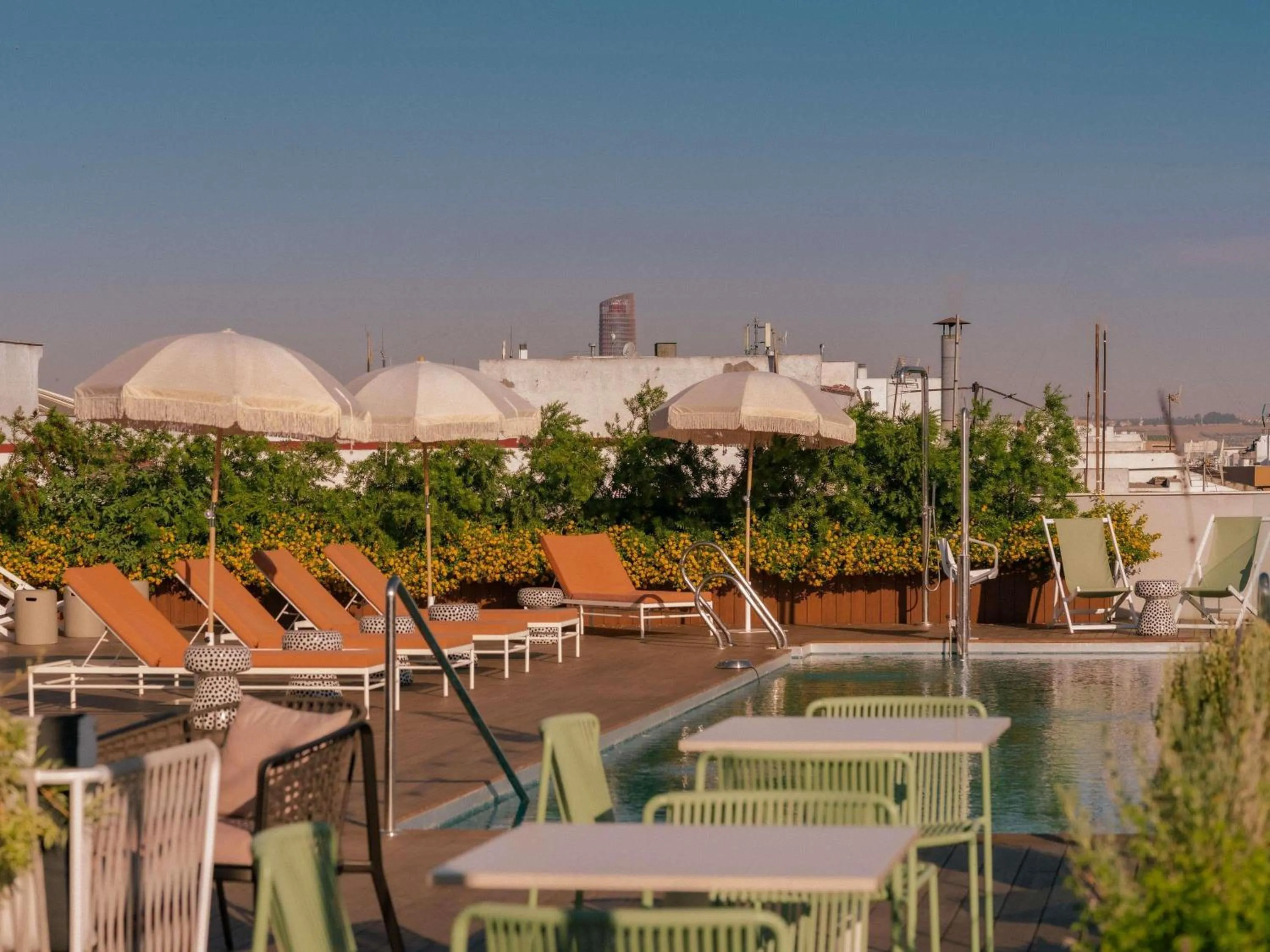 Pool view in Ibis Styles Sevilla City Santa Justa