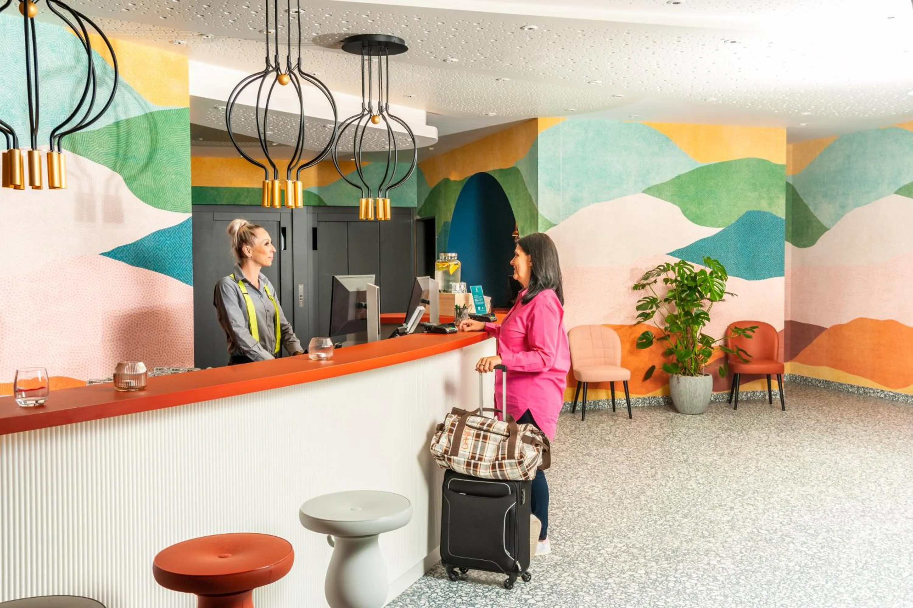 Lobby or reception in ibis Styles St Margrethen Bodensee