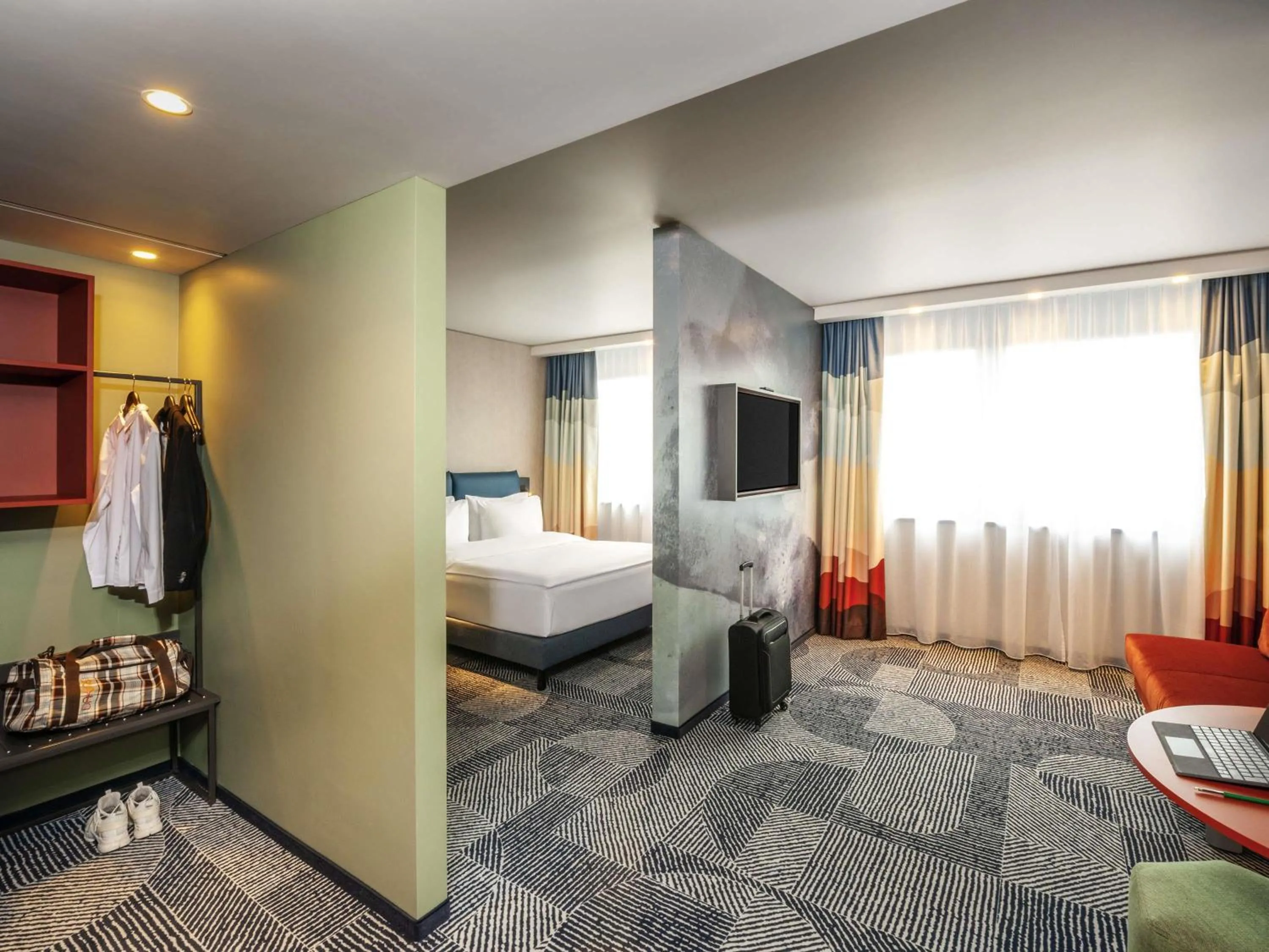 Bedroom, Bed in ibis Styles St Margrethen Bodensee