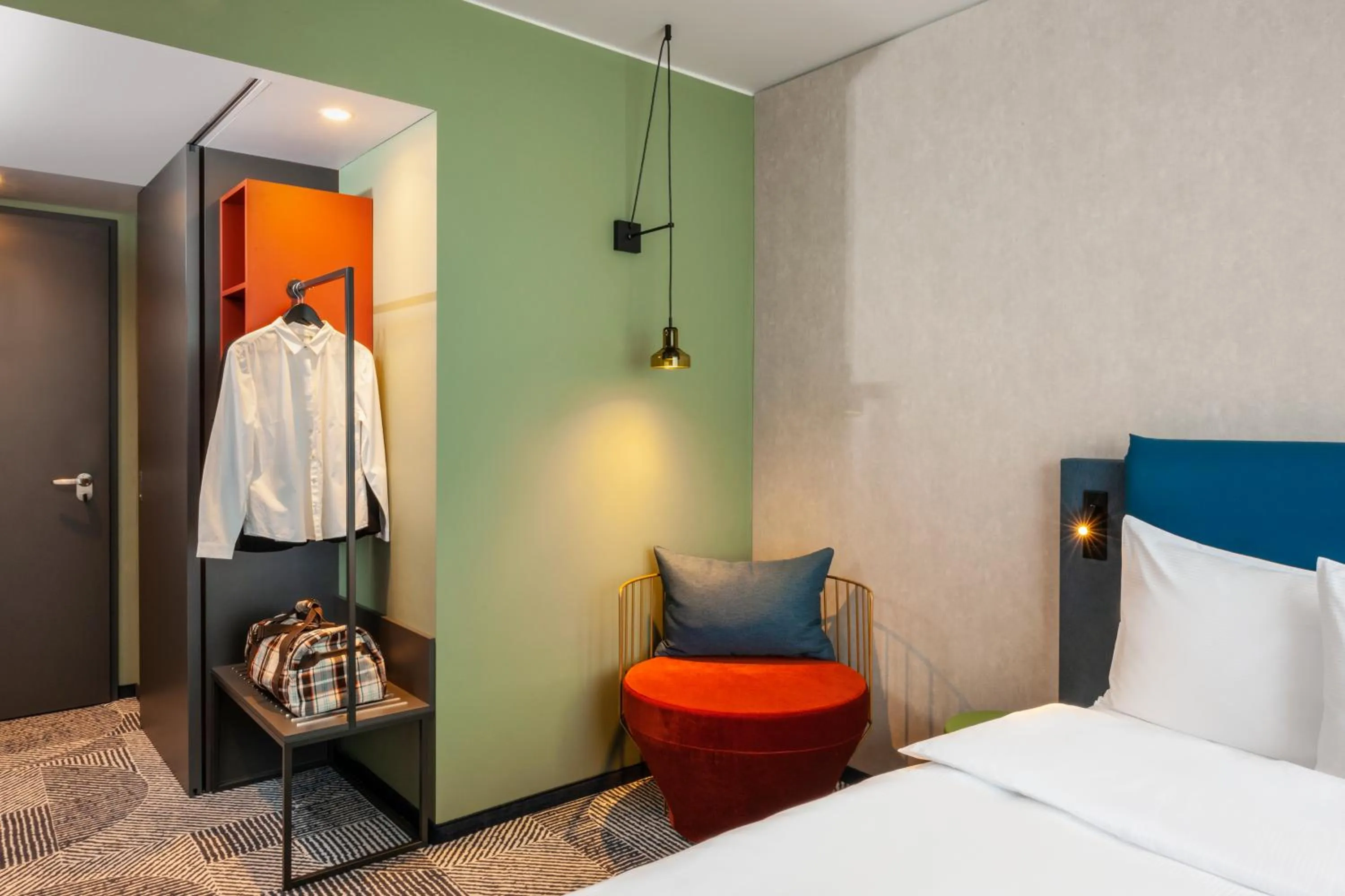 Bedroom, Bed in ibis Styles St Margrethen Bodensee