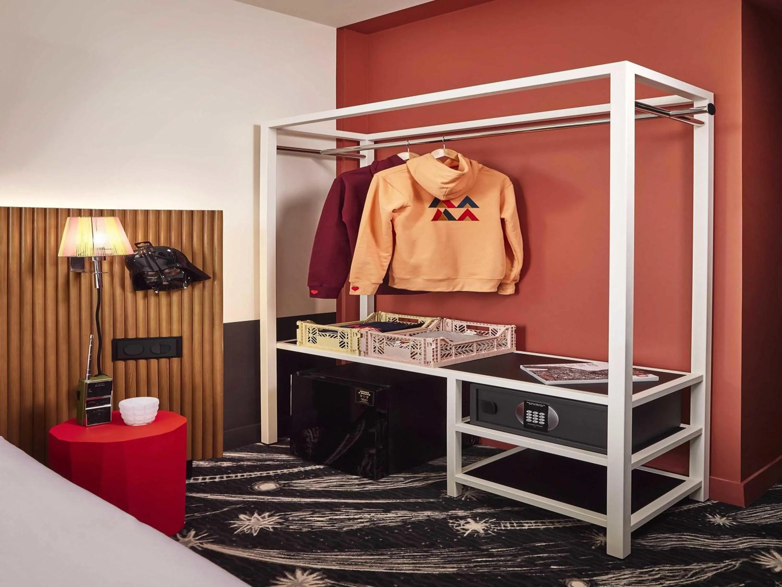 Bedroom, Bed in Mama Shelter Paris La Défense