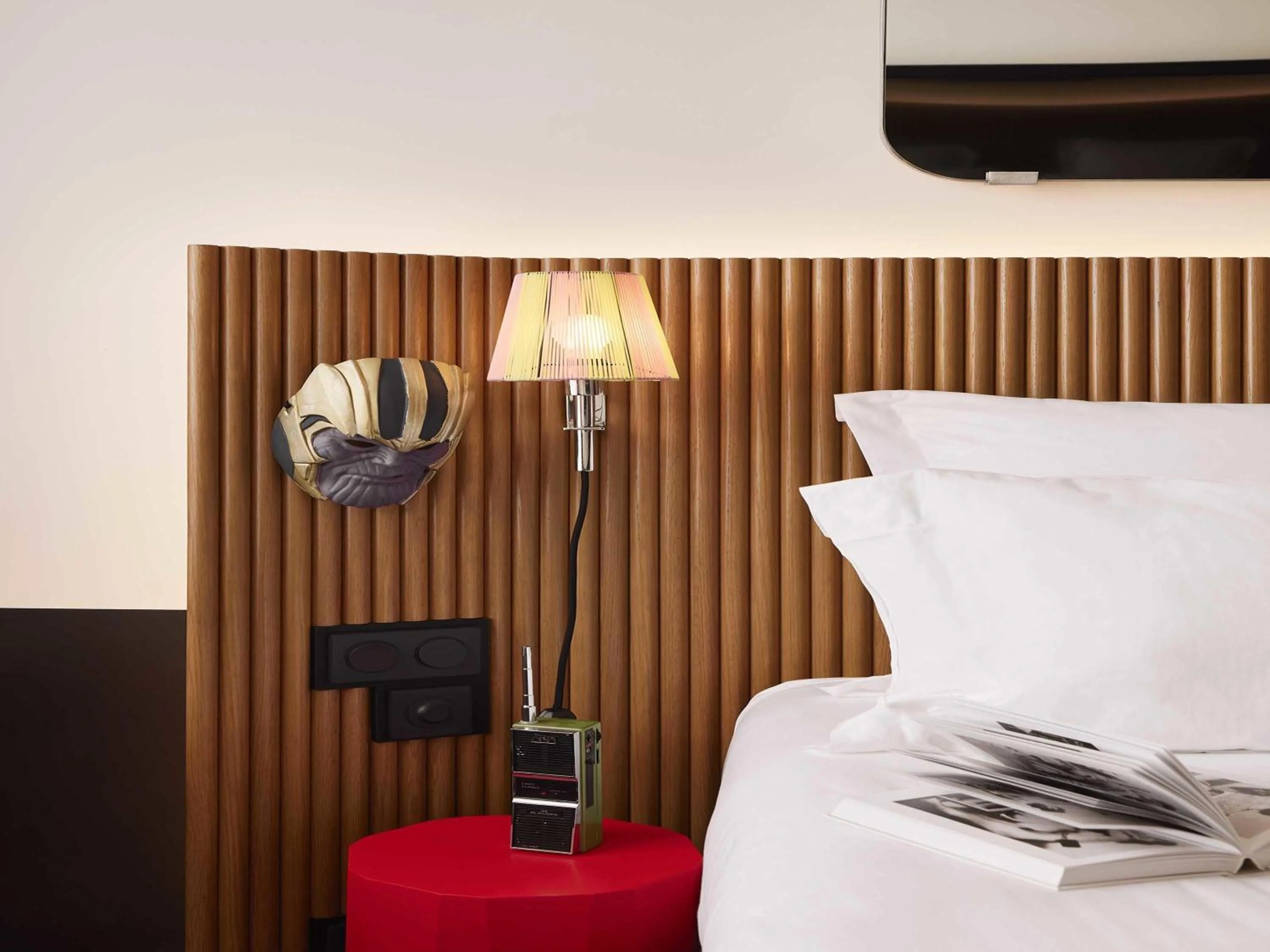 Bedroom, Bed in Mama Shelter Paris La Défense