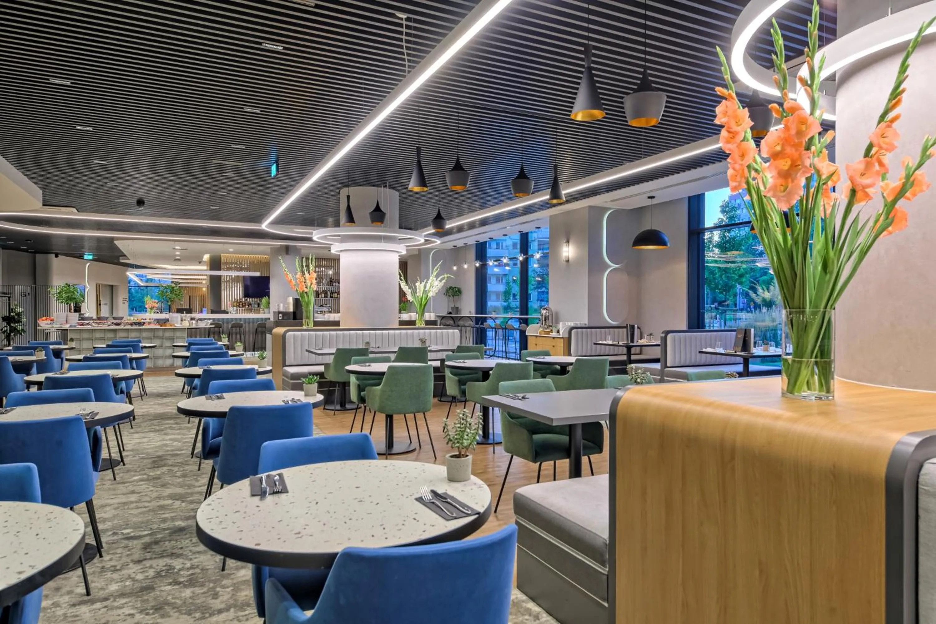 Restaurant/places to eat in Focus Hotel Premium Warszawa