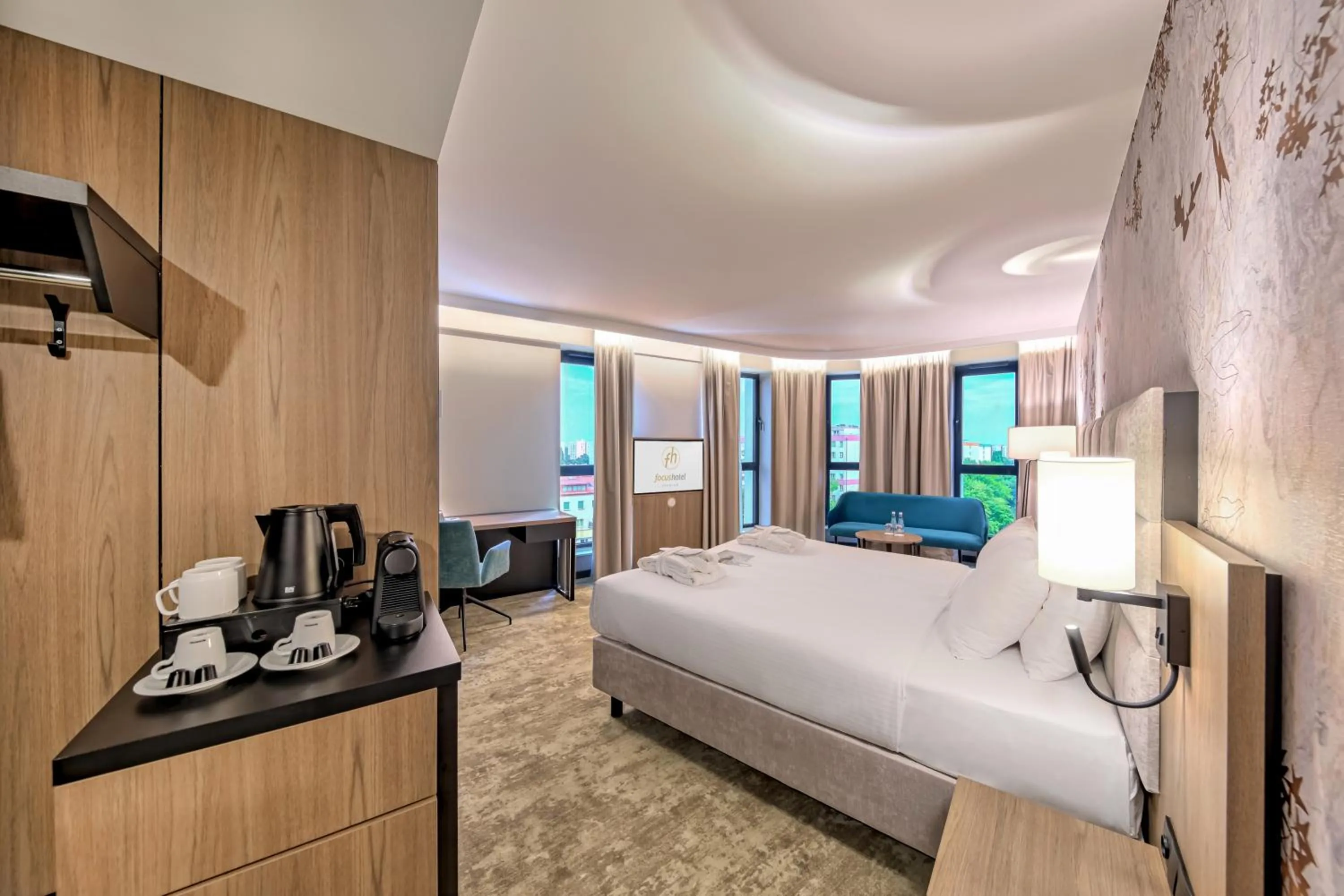 Bedroom, Bed in Focus Hotel Premium Warszawa