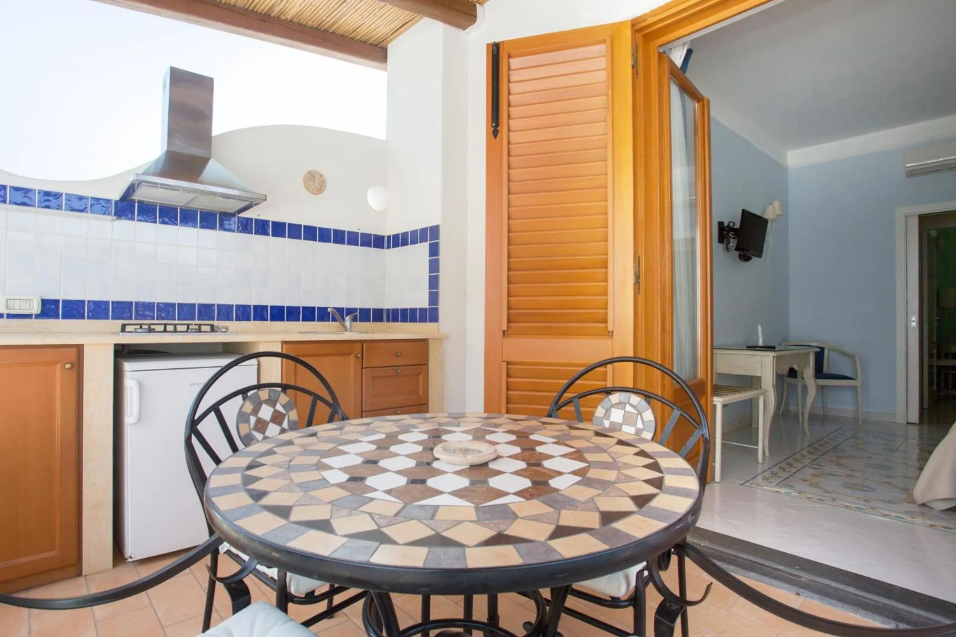 Dining area in Hotel Residence Mendolita