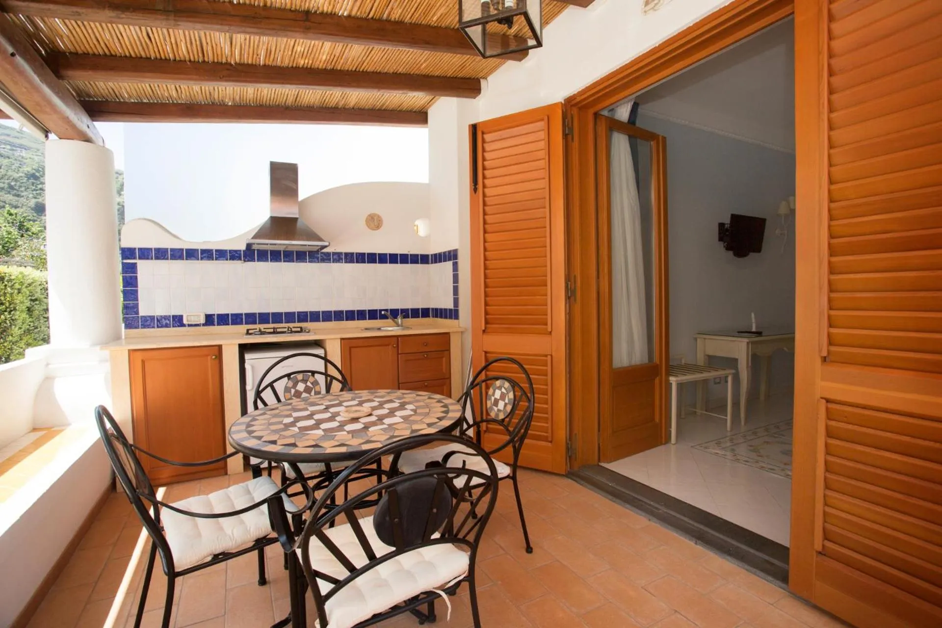 Balcony/Terrace in Hotel Residence Mendolita