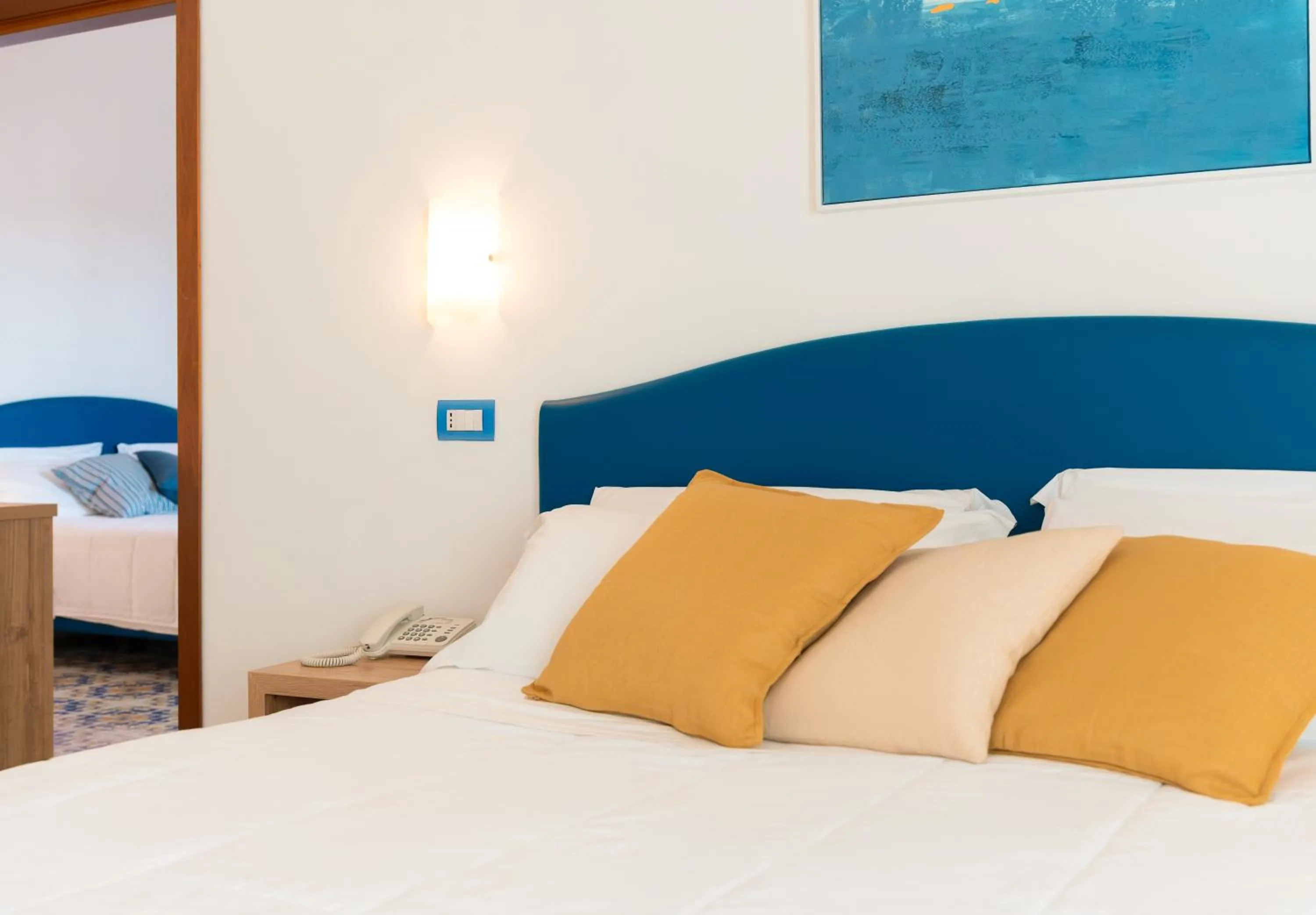 Bedroom, Bed in Hotel Britannia