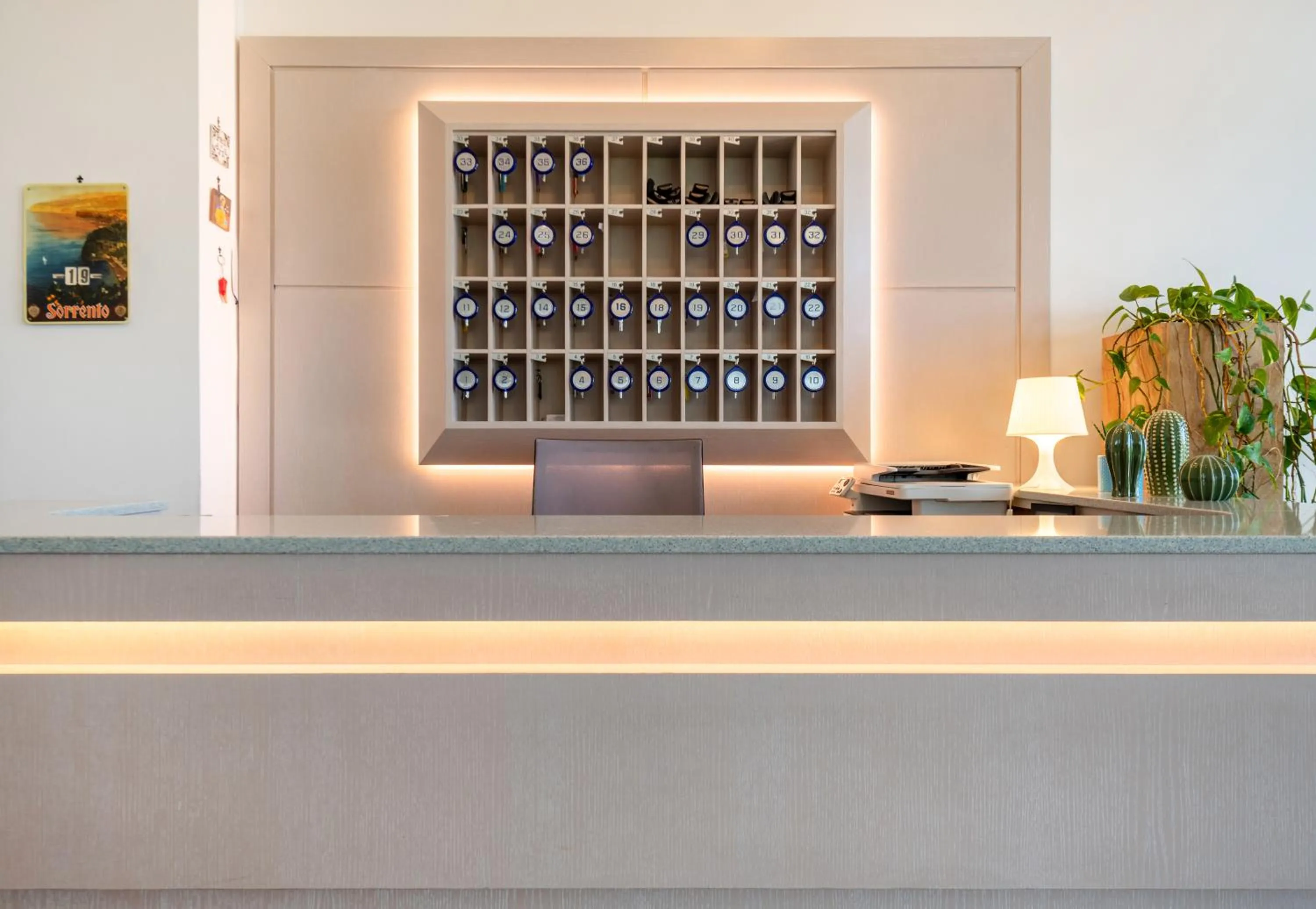 Lobby or reception in Hotel Britannia