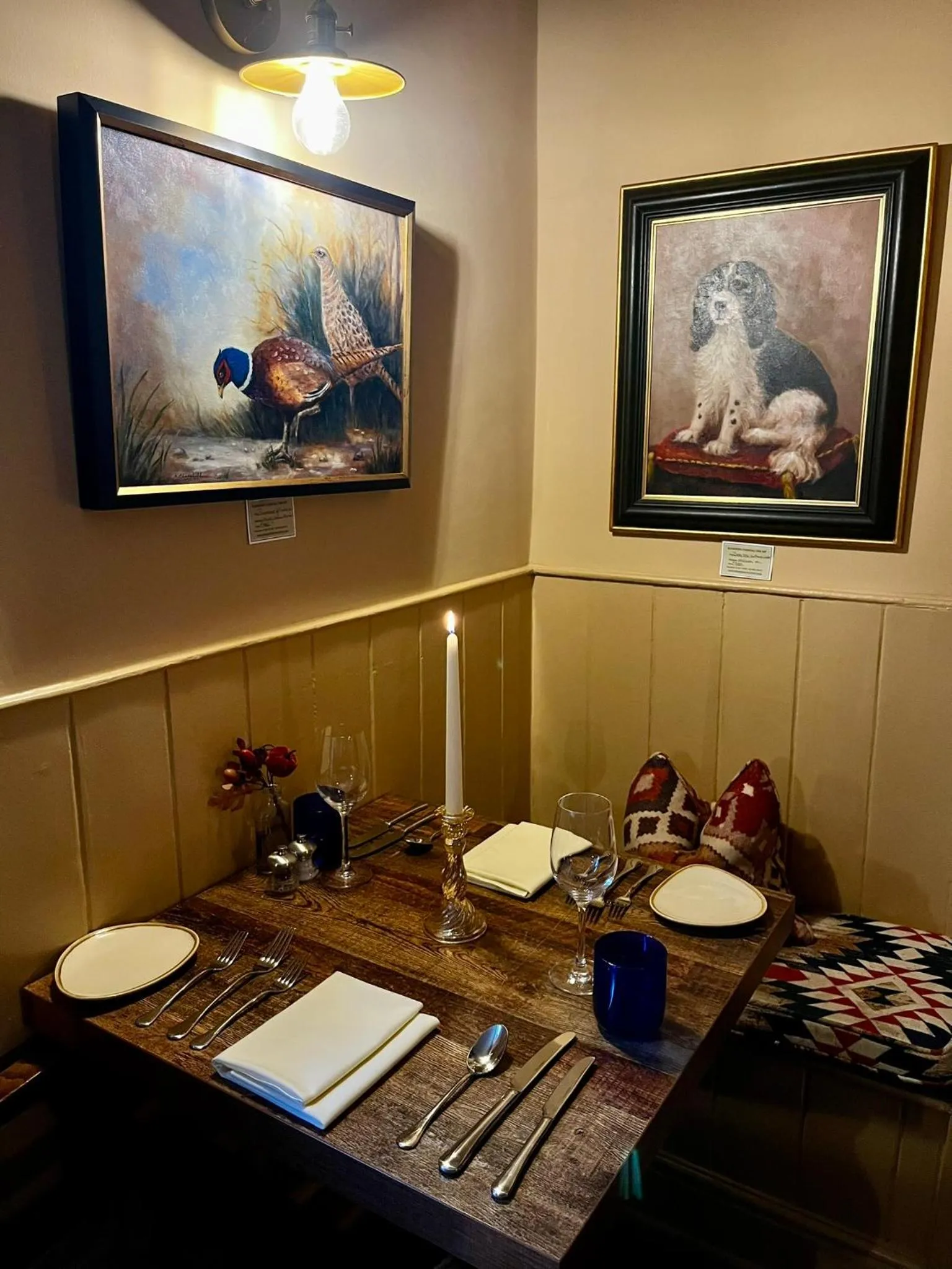 Dining area in The Seagrave Arms