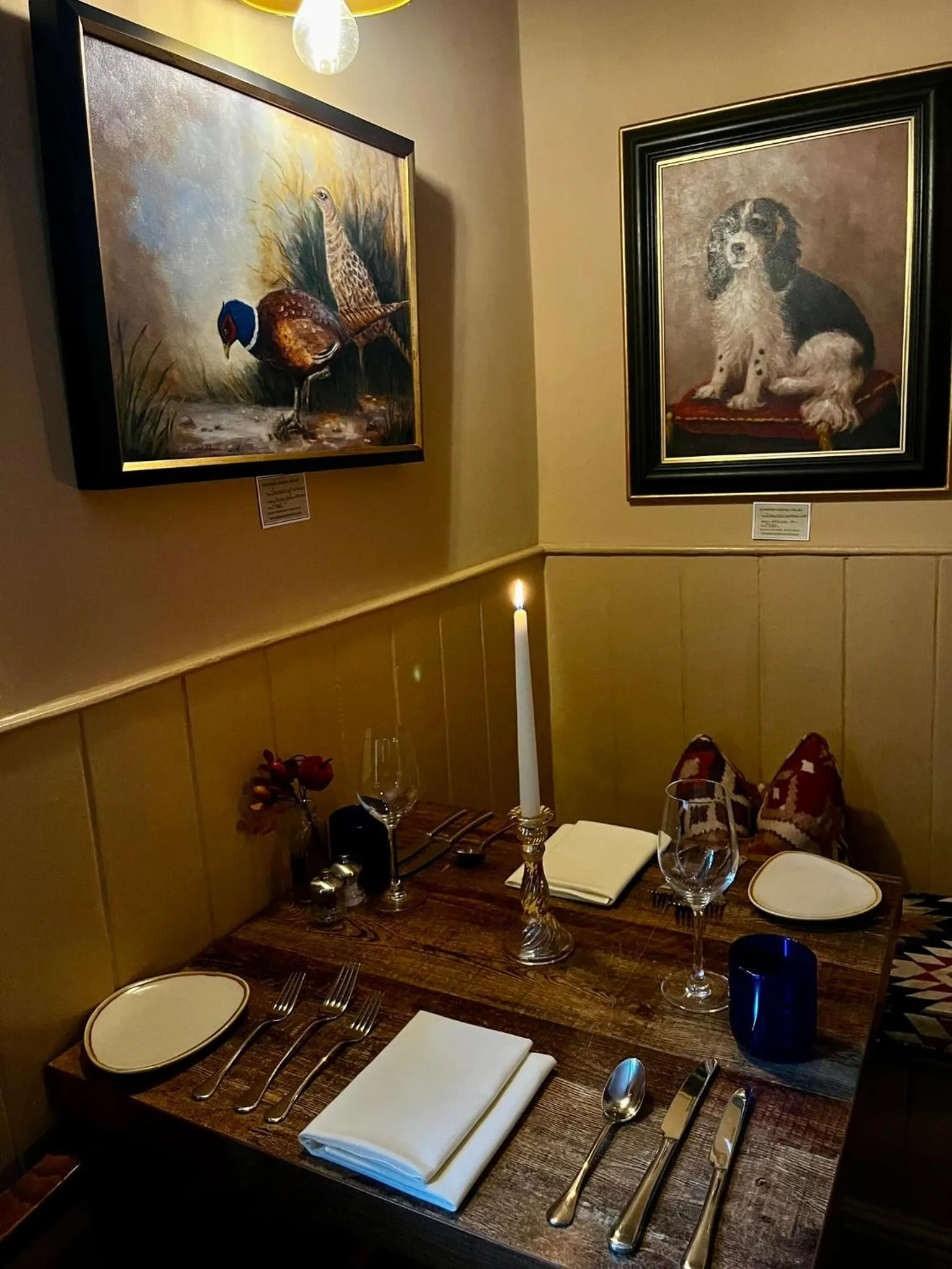 Dining area in The Seagrave Arms