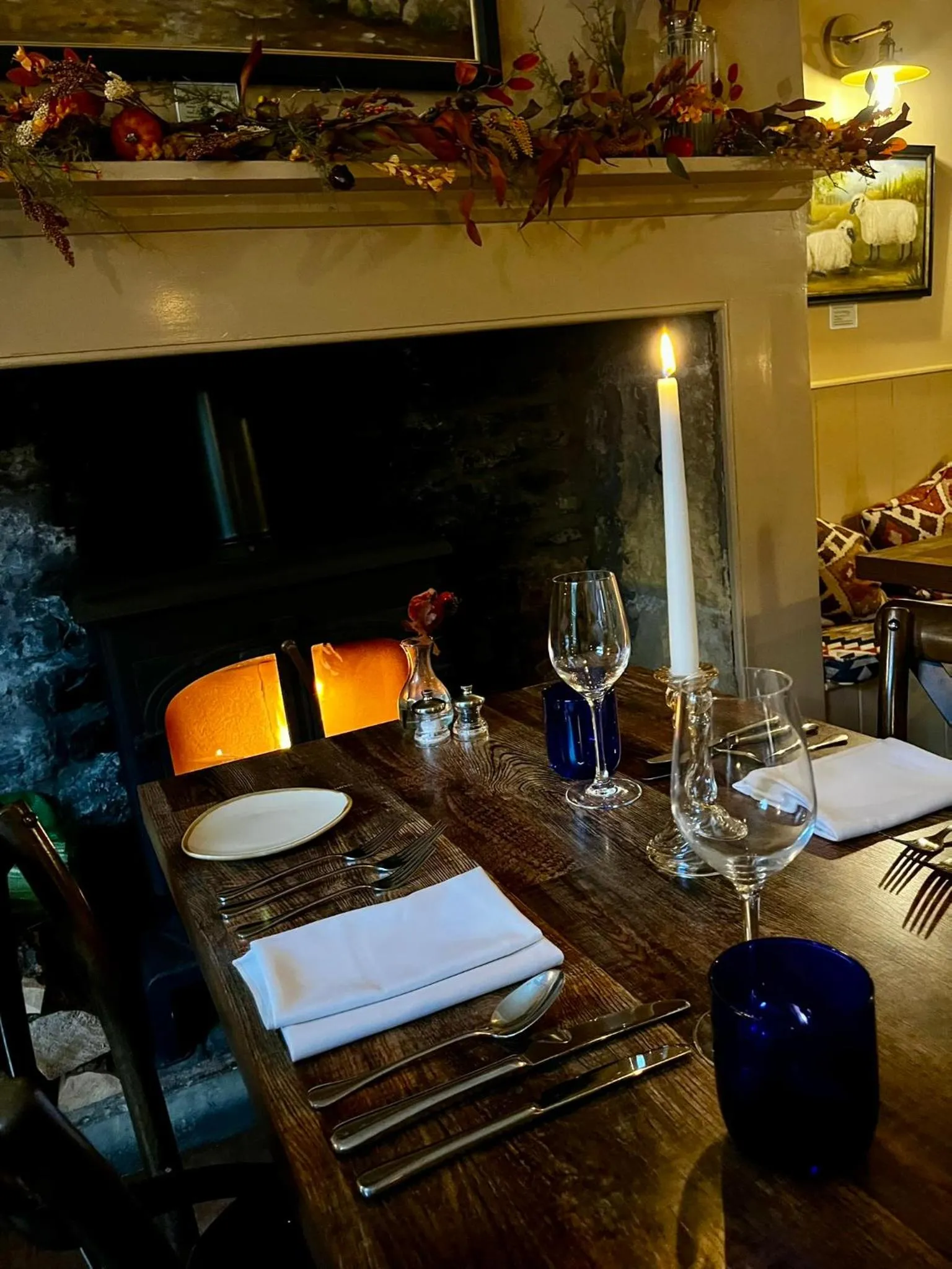 Dining area in The Seagrave Arms