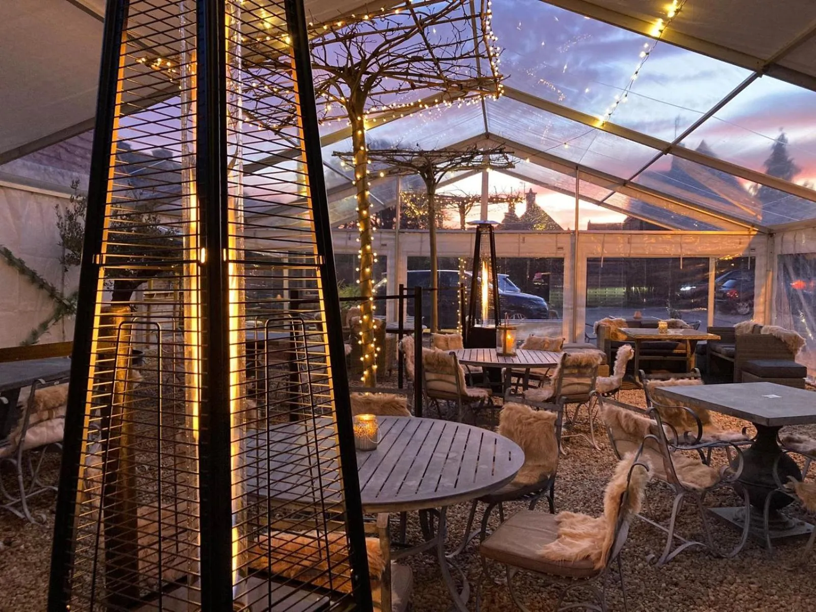 Garden view in The Seagrave Arms