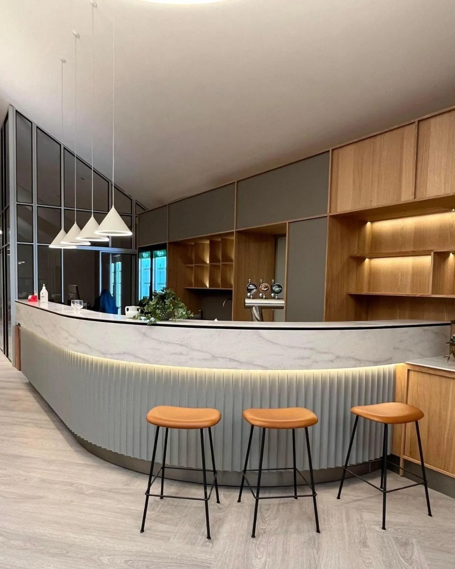 Lobby or reception in Hages Badehotel