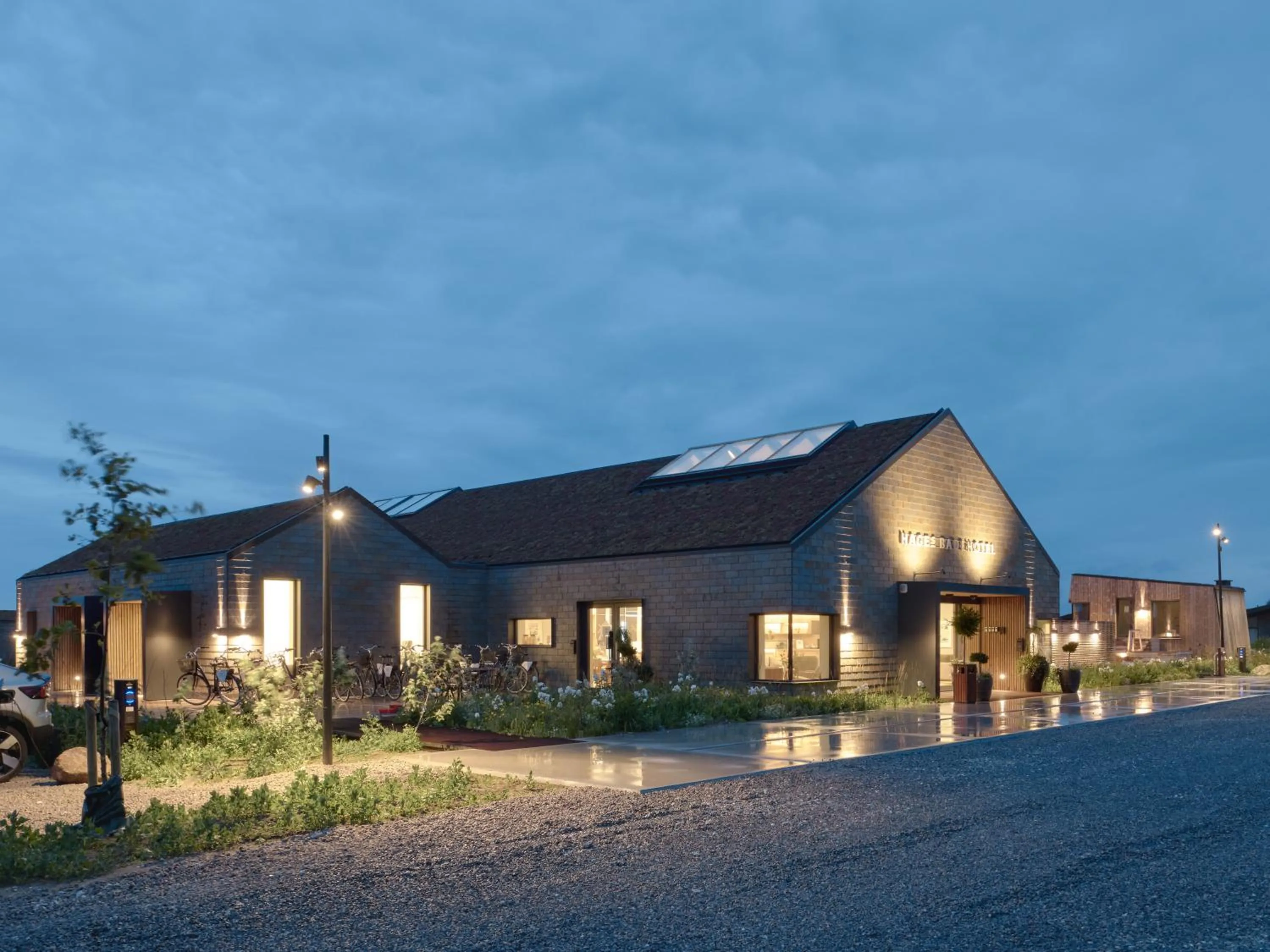 Property building in Hages Badehotel