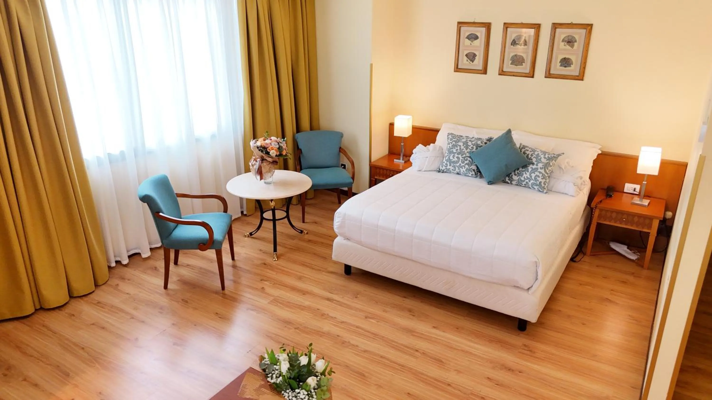 Bed in Hotel Royal Palace