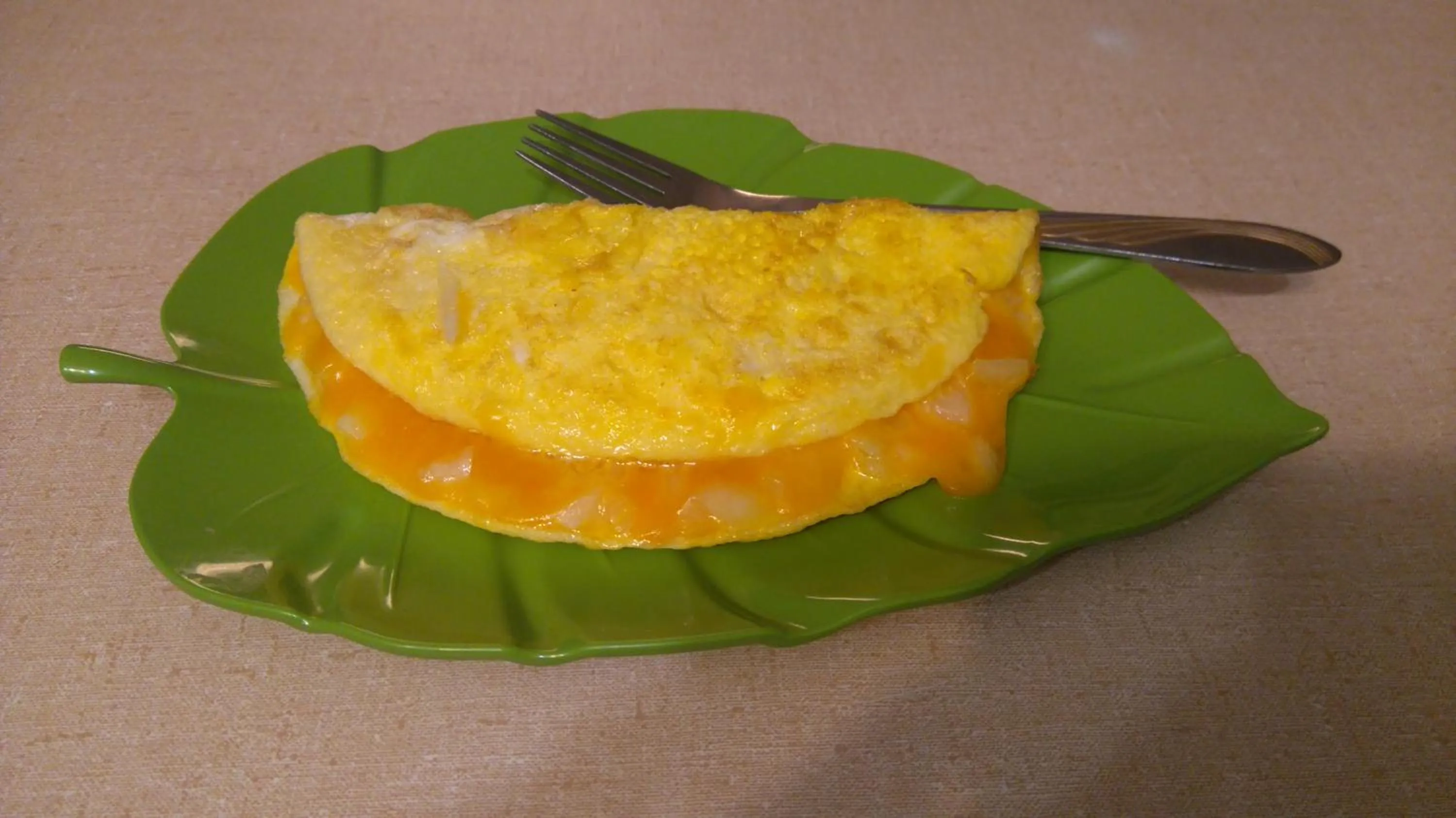 American breakfast in Oasis Motel