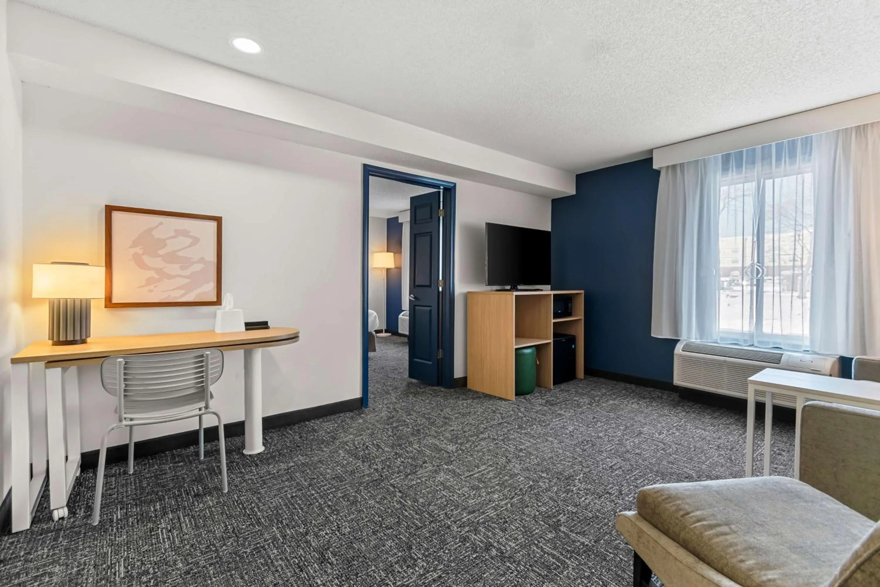 Living room in Spark By Hilton Hershey Near The Park