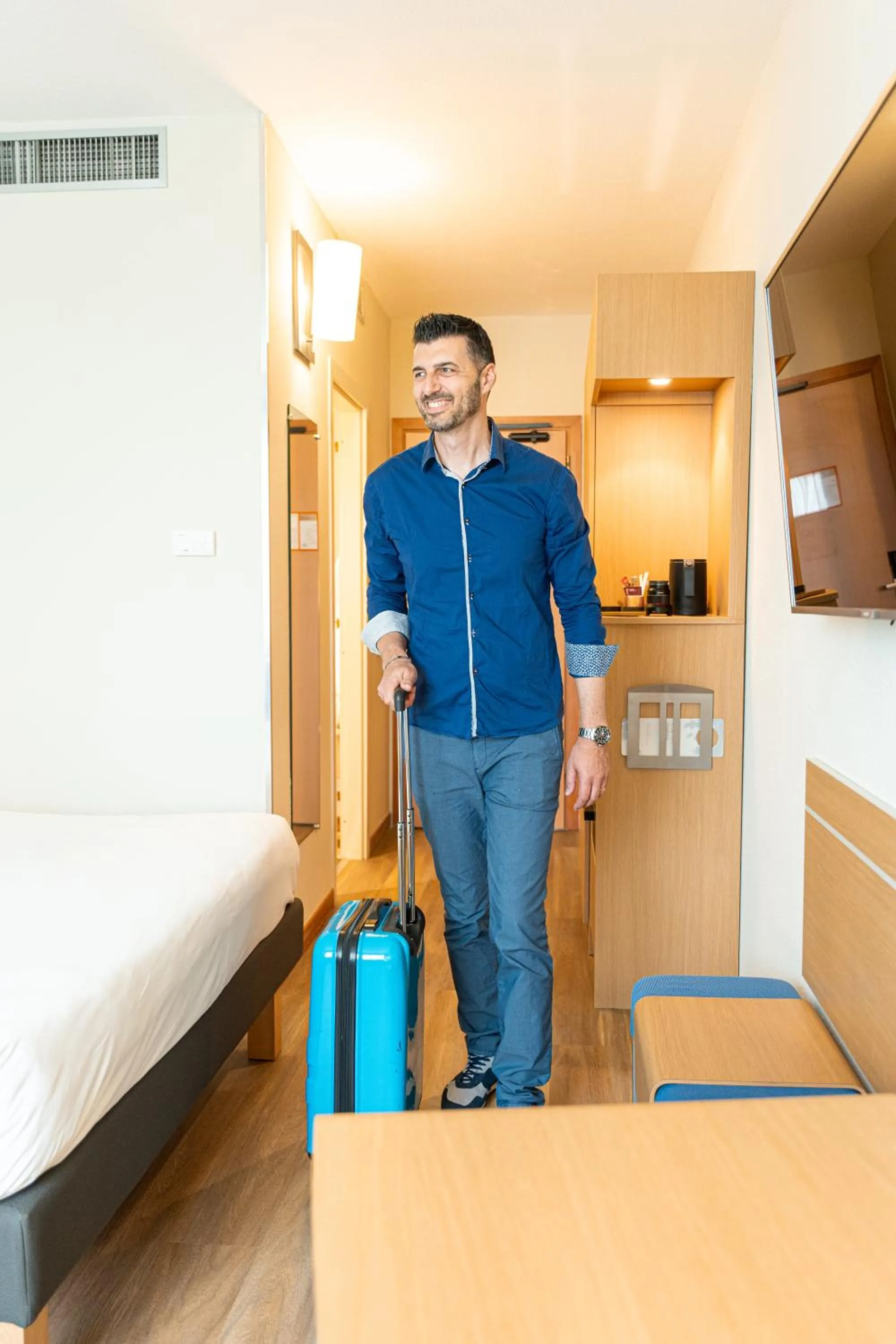 TV and multimedia, Bed in Novotel Roma Est