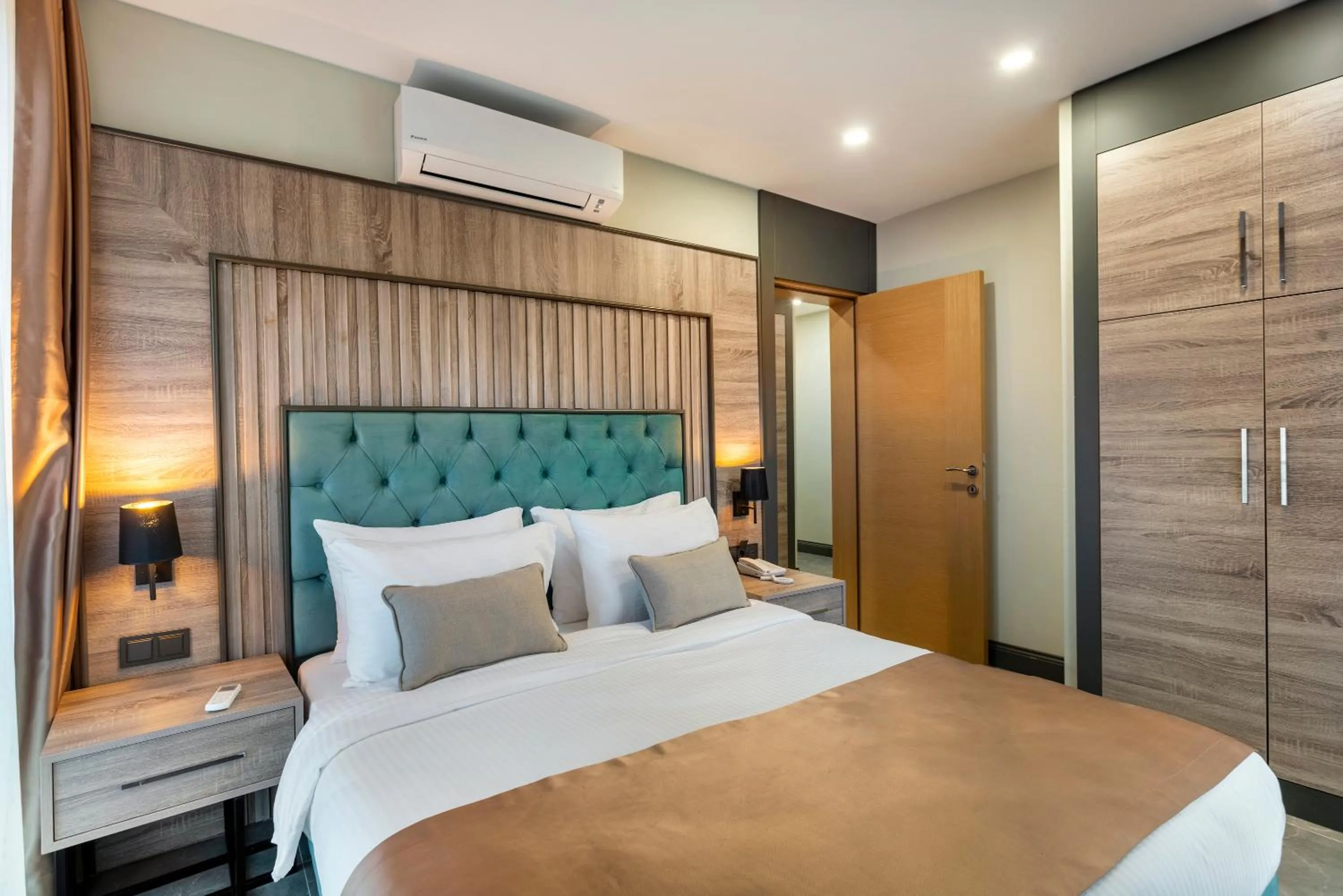 Bed in RODINN Park Hotel