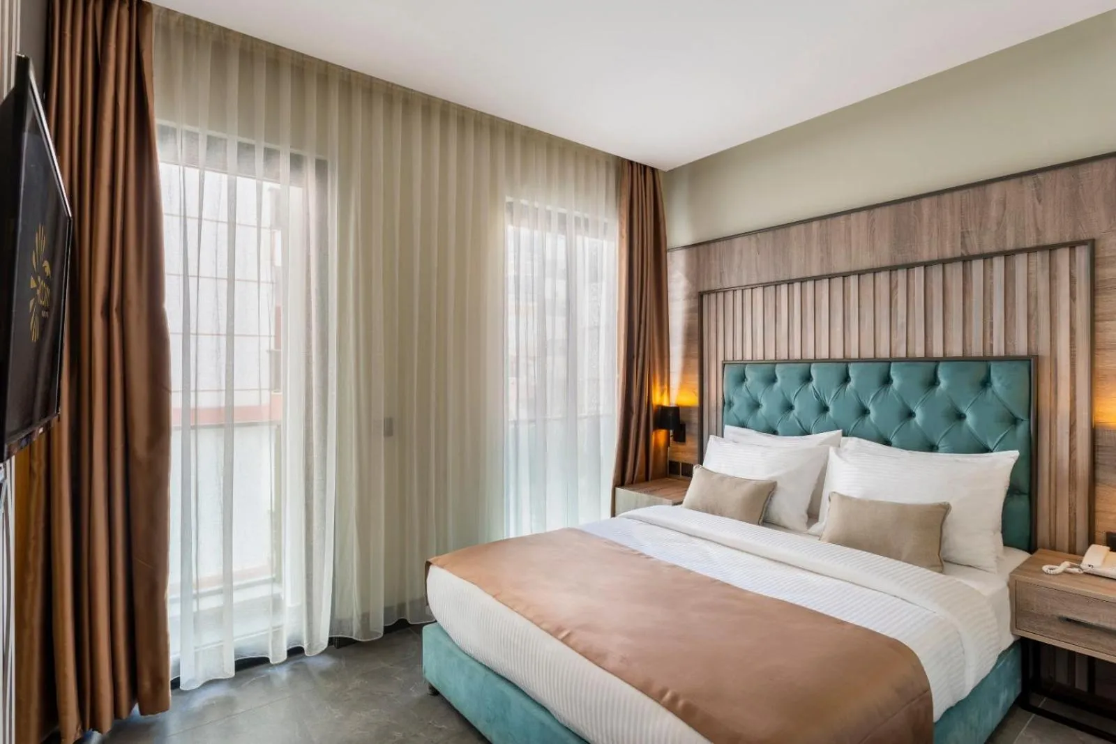 Bed in RODINN Park Hotel