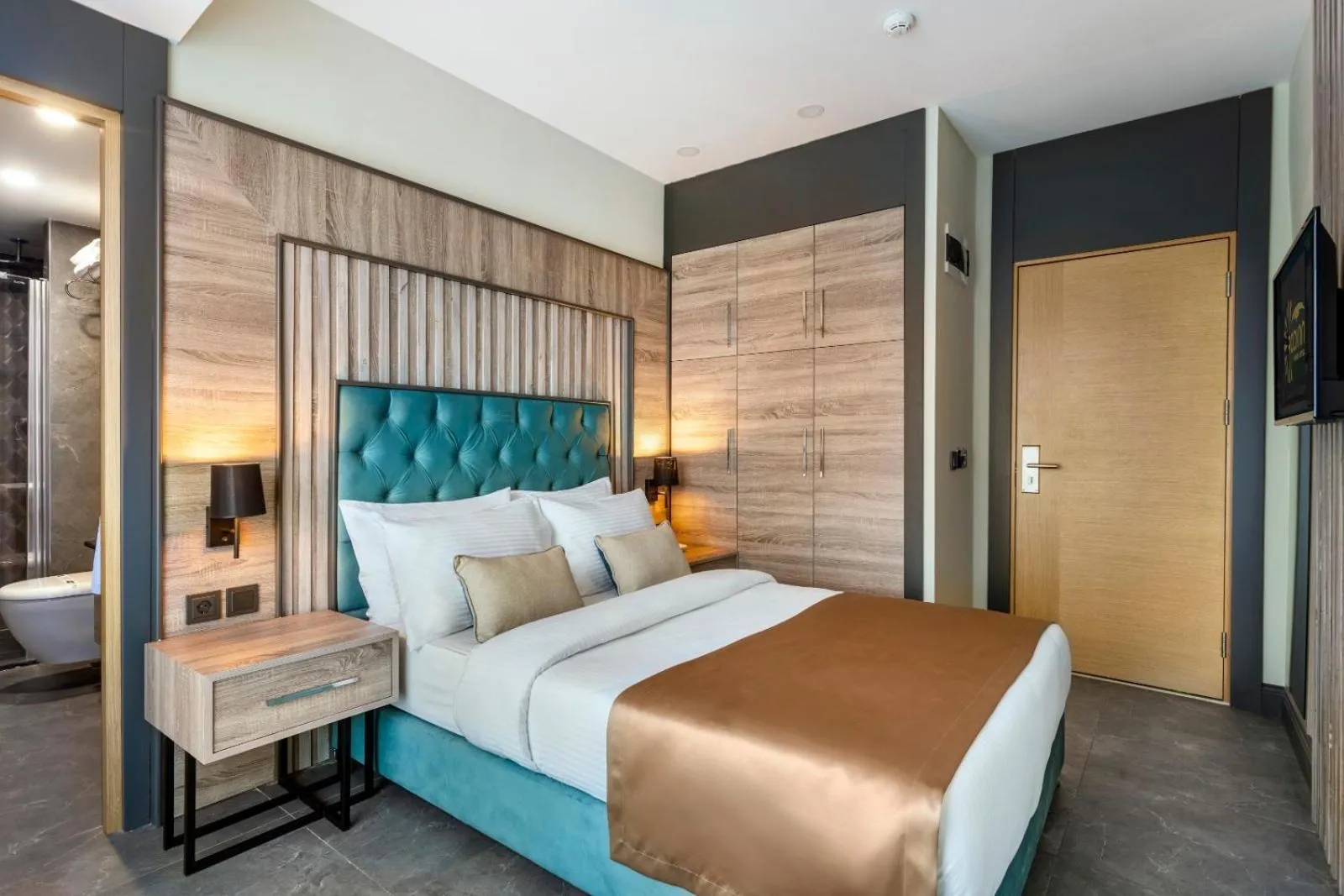 Bed in RODINN Park Hotel