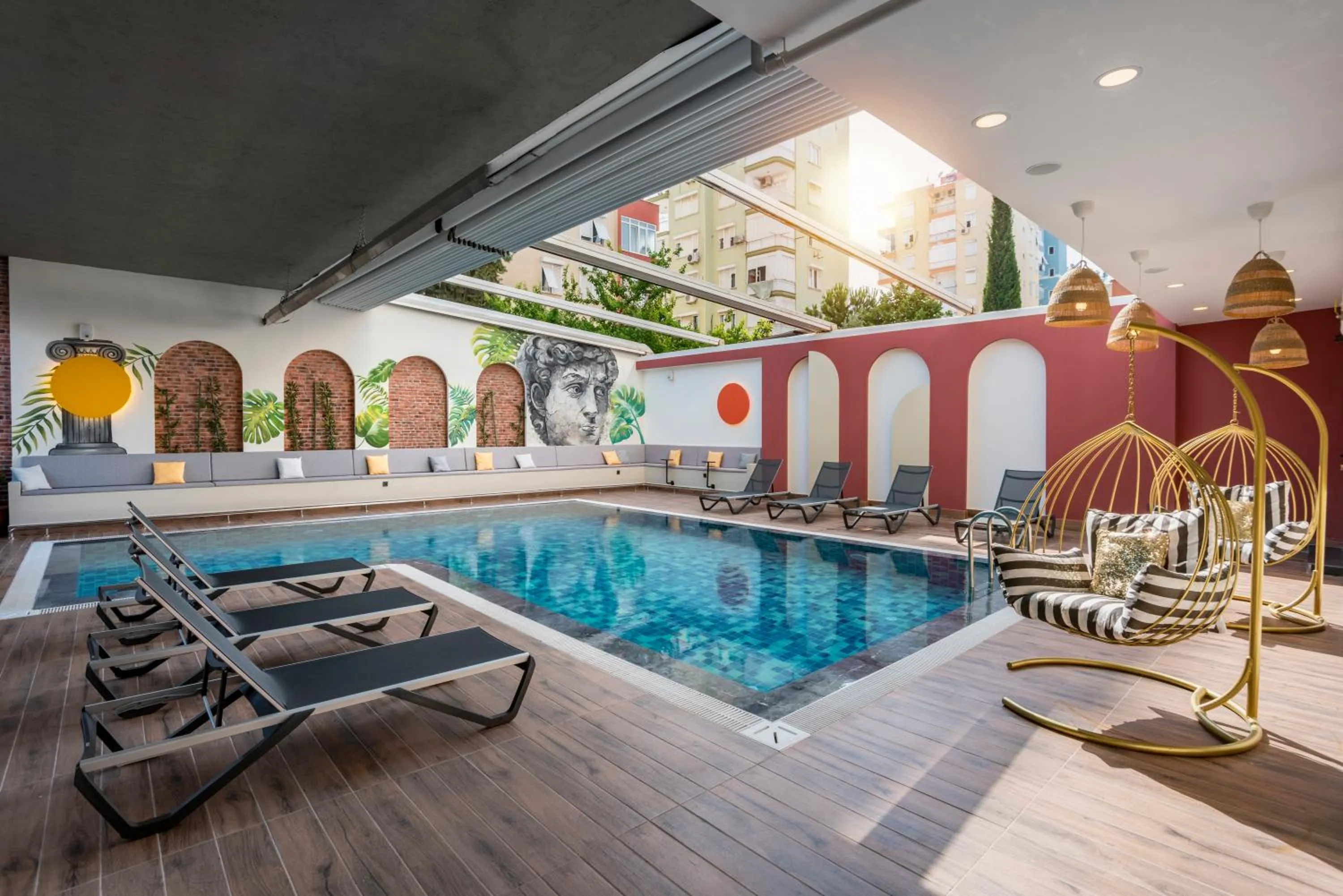 Pool view in RODINN Park Hotel