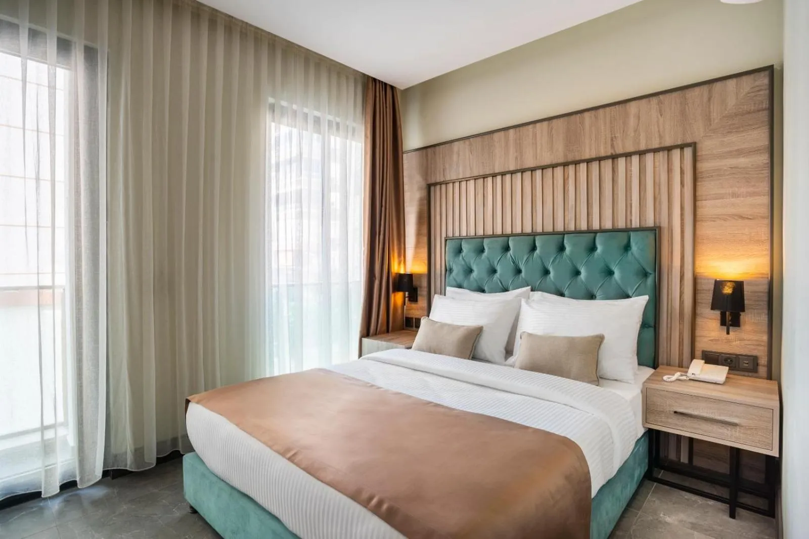 Bed in RODINN Park Hotel