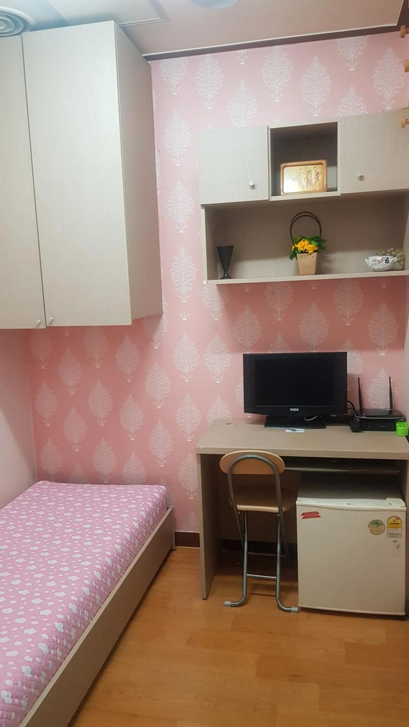 Bed in 아이원리빙텔