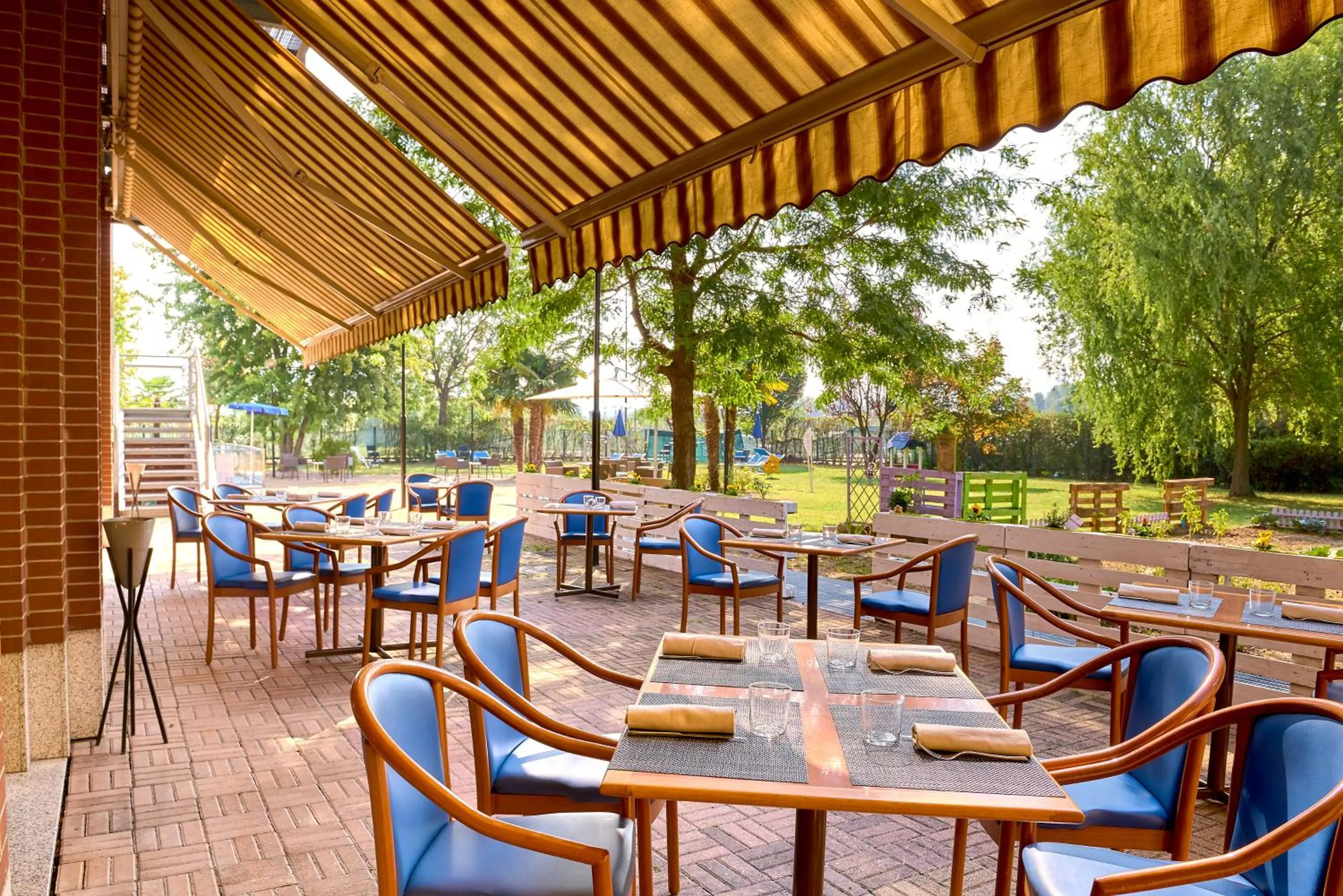 Garden view in Novotel Torino Corso Giulio Cesare