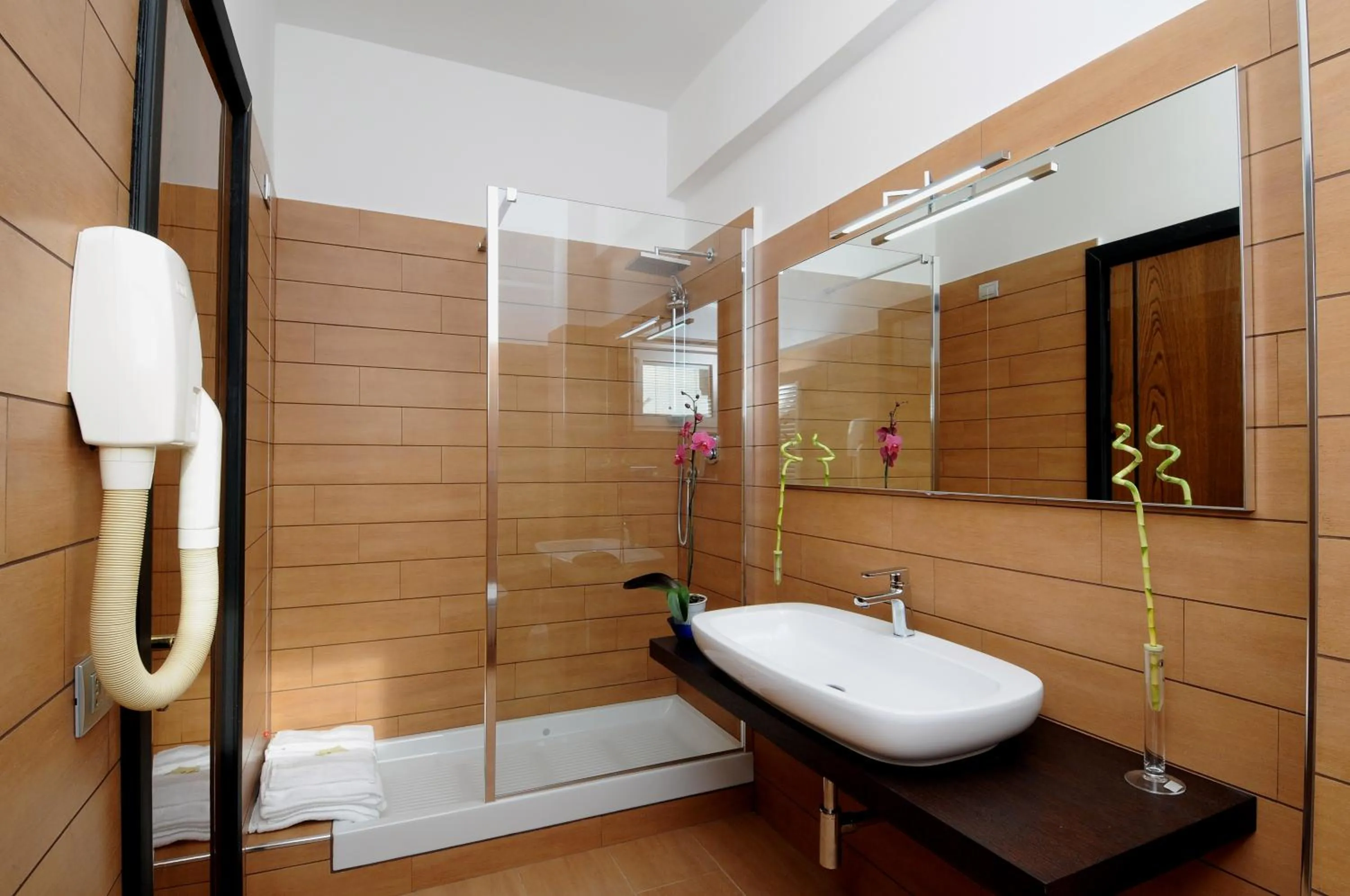 Bathroom in EH Suites Rome Airport Euro House Hotels