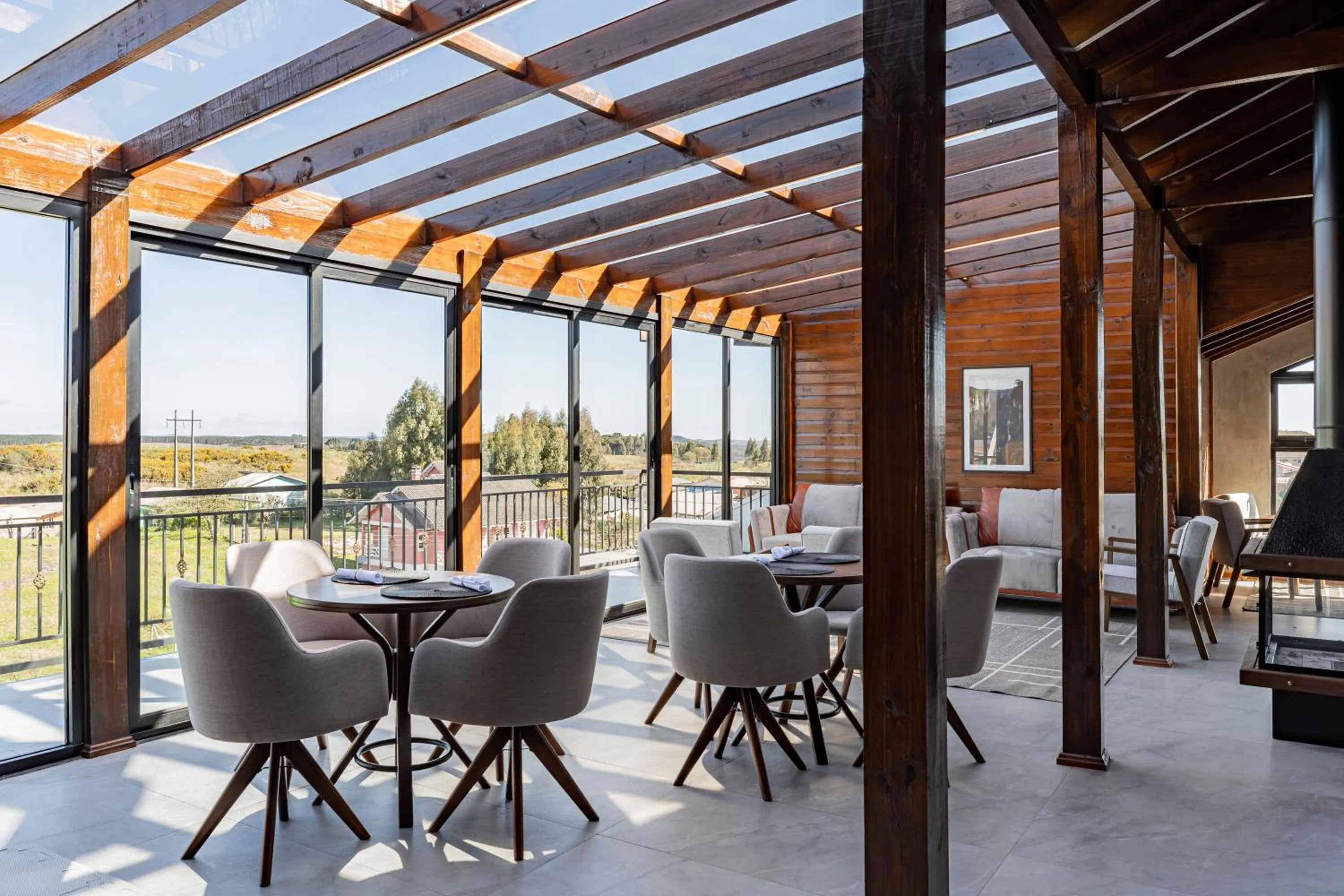 Dining area in Pousada Serra Verde