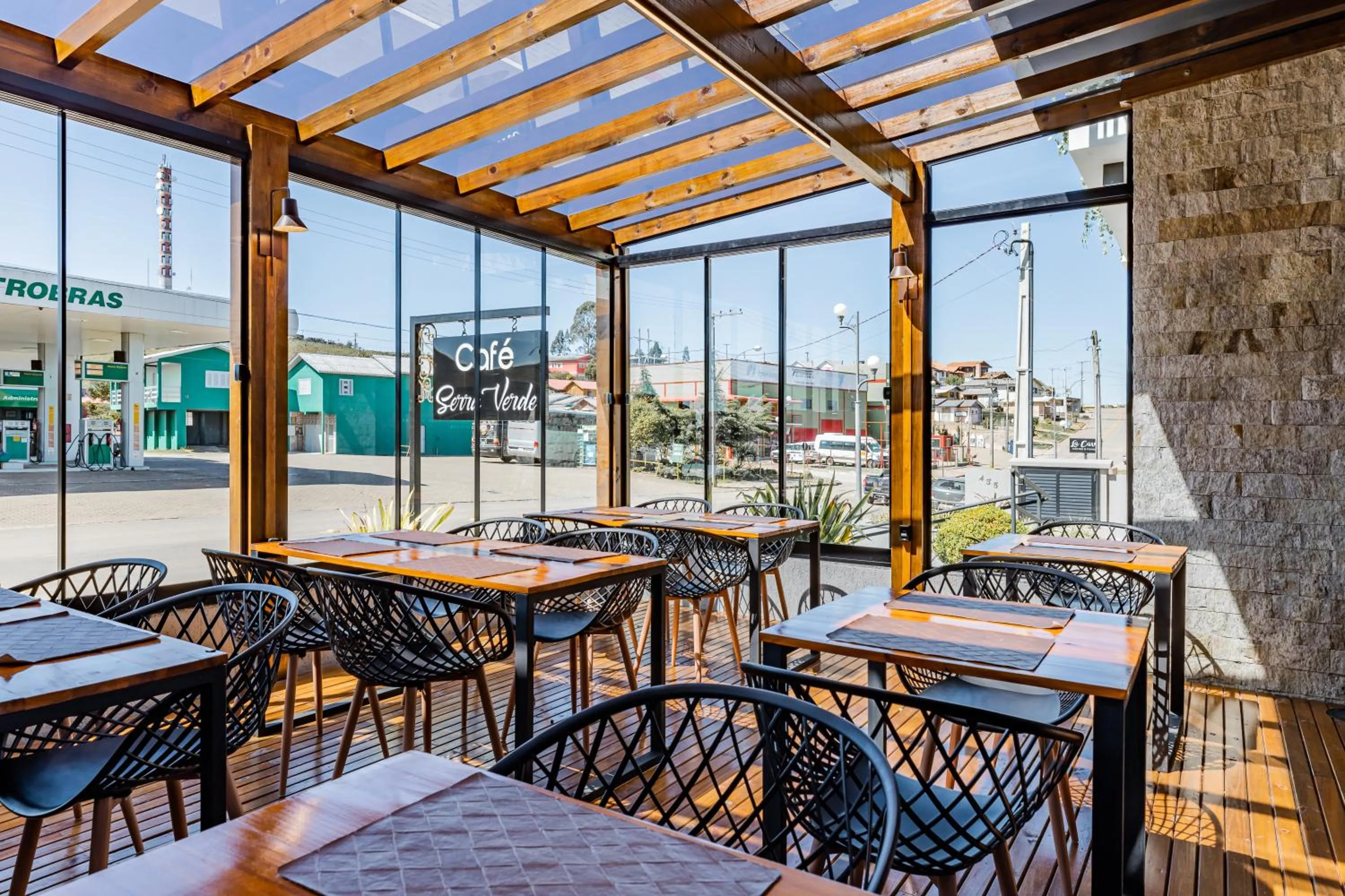 Patio in Pousada Serra Verde