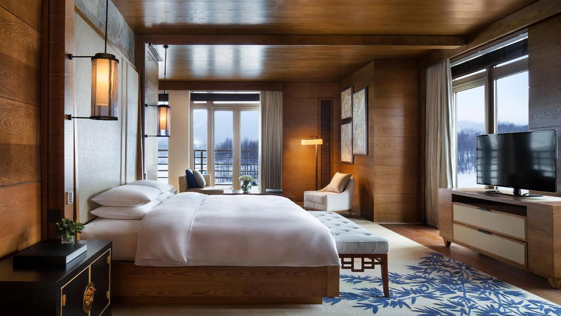 Photo of the whole room, Bed in Hyatt Regency Changbaishan