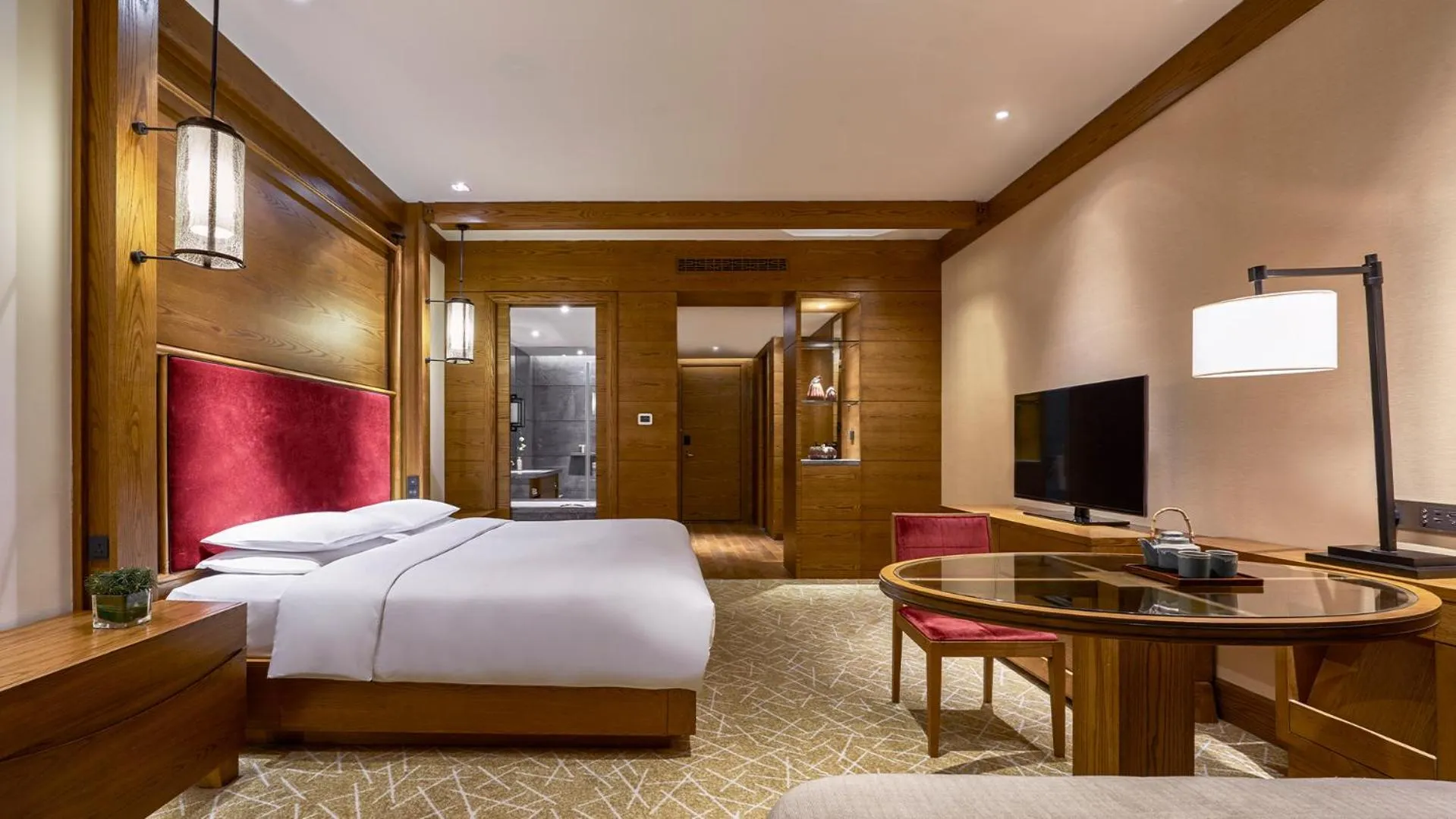 Photo of the whole room, Bed in Hyatt Regency Changbaishan