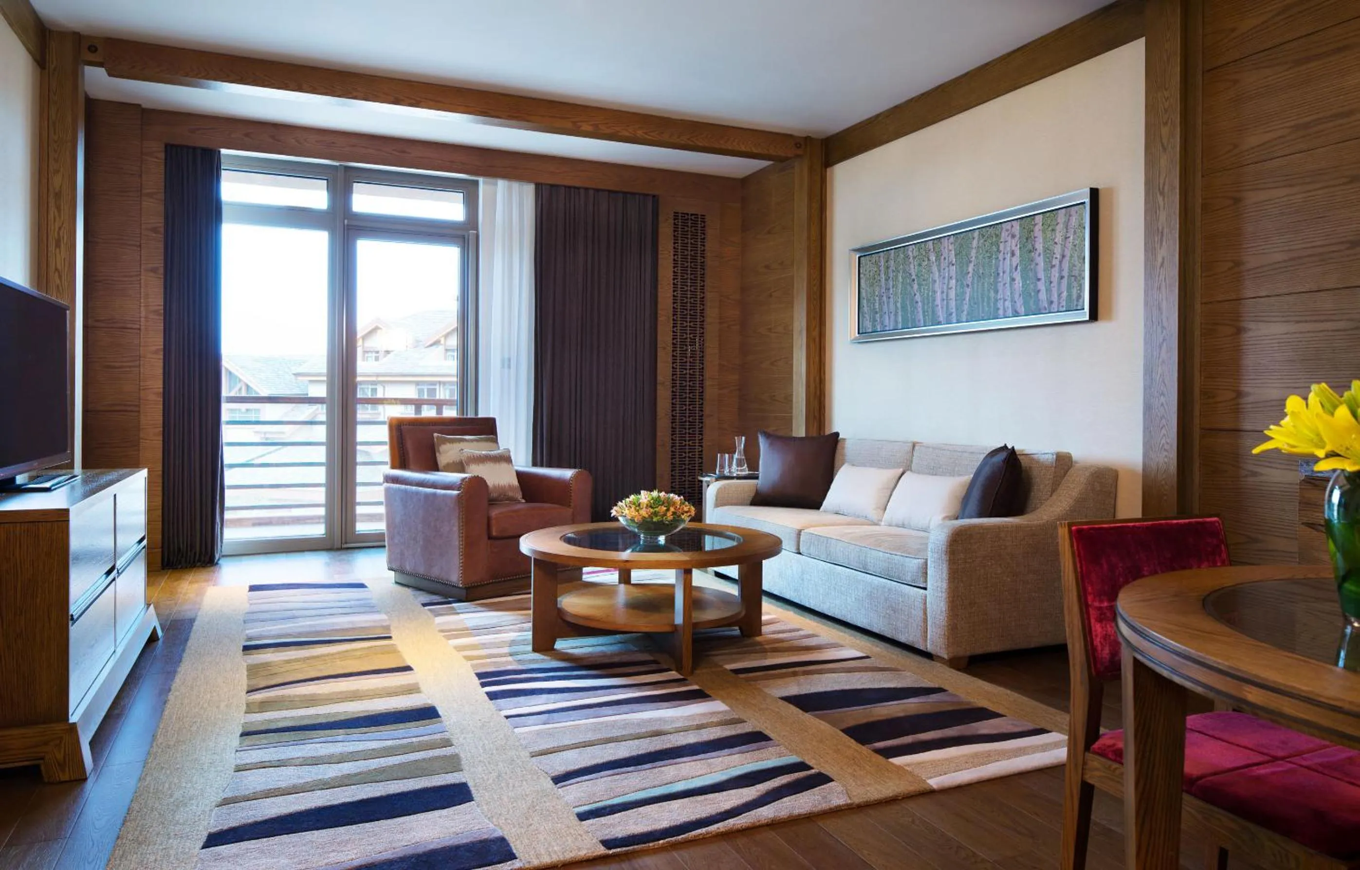 Living room in Hyatt Regency Changbaishan